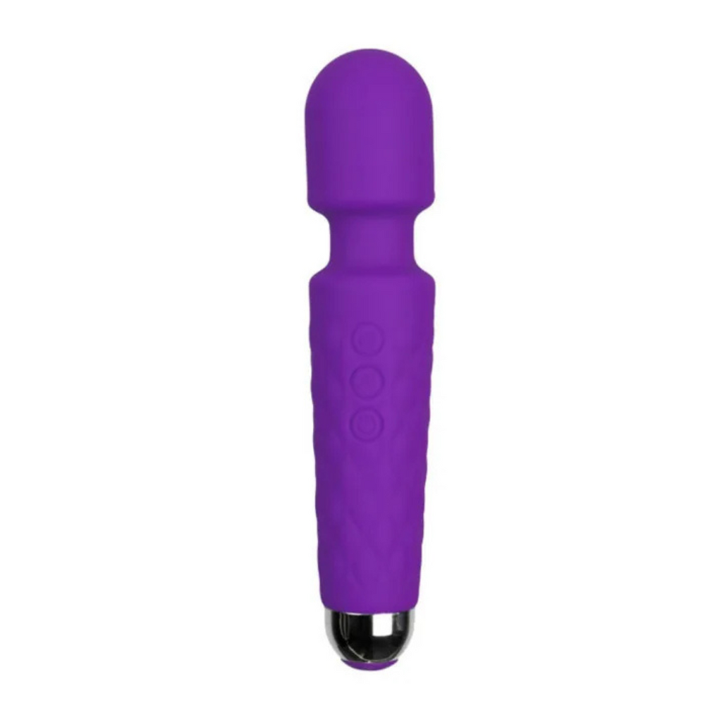 Aura Personal Mini Portable Wand Massager - Cordless Handheld Massager for Deep Tissue Relaxation and Muscle Pain Relief