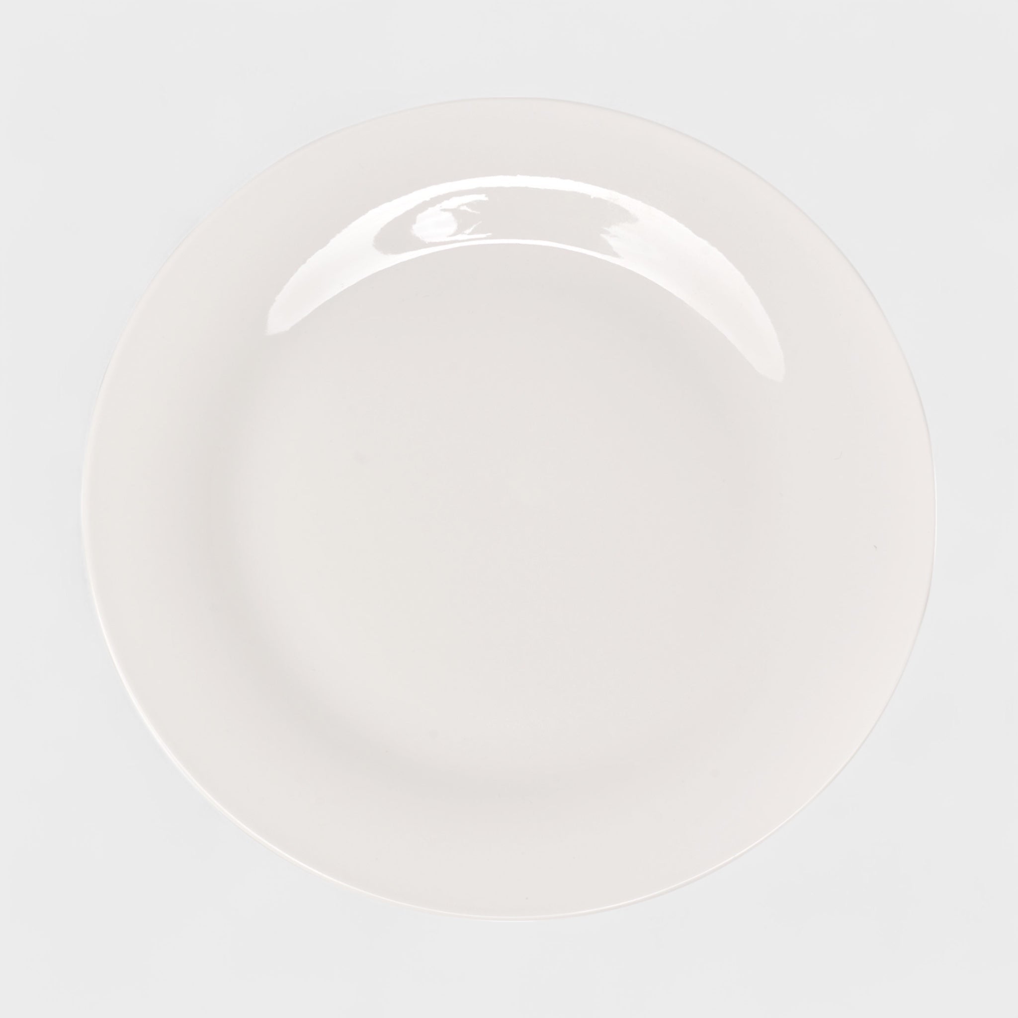 Orly Maison 8-Piece Dinner Plate Set - White Modern Stoneware Plates - 10.5"