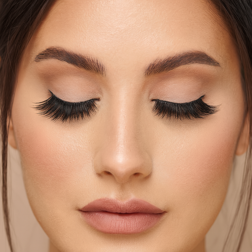 Spa Essentials  3-Pair Premium Faux Lashes with Adhesive – Assorted False Eyelashes