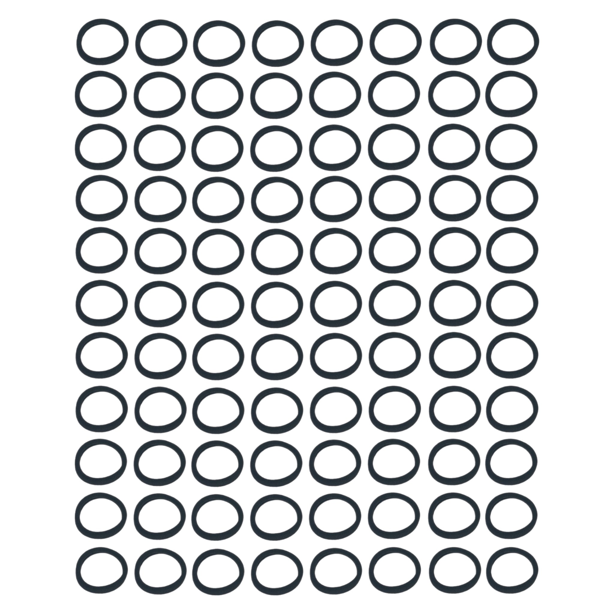 Hair Essentials 100pc Hair Ties - Seamless No-Damage Hair Ties for Women- 100pcs