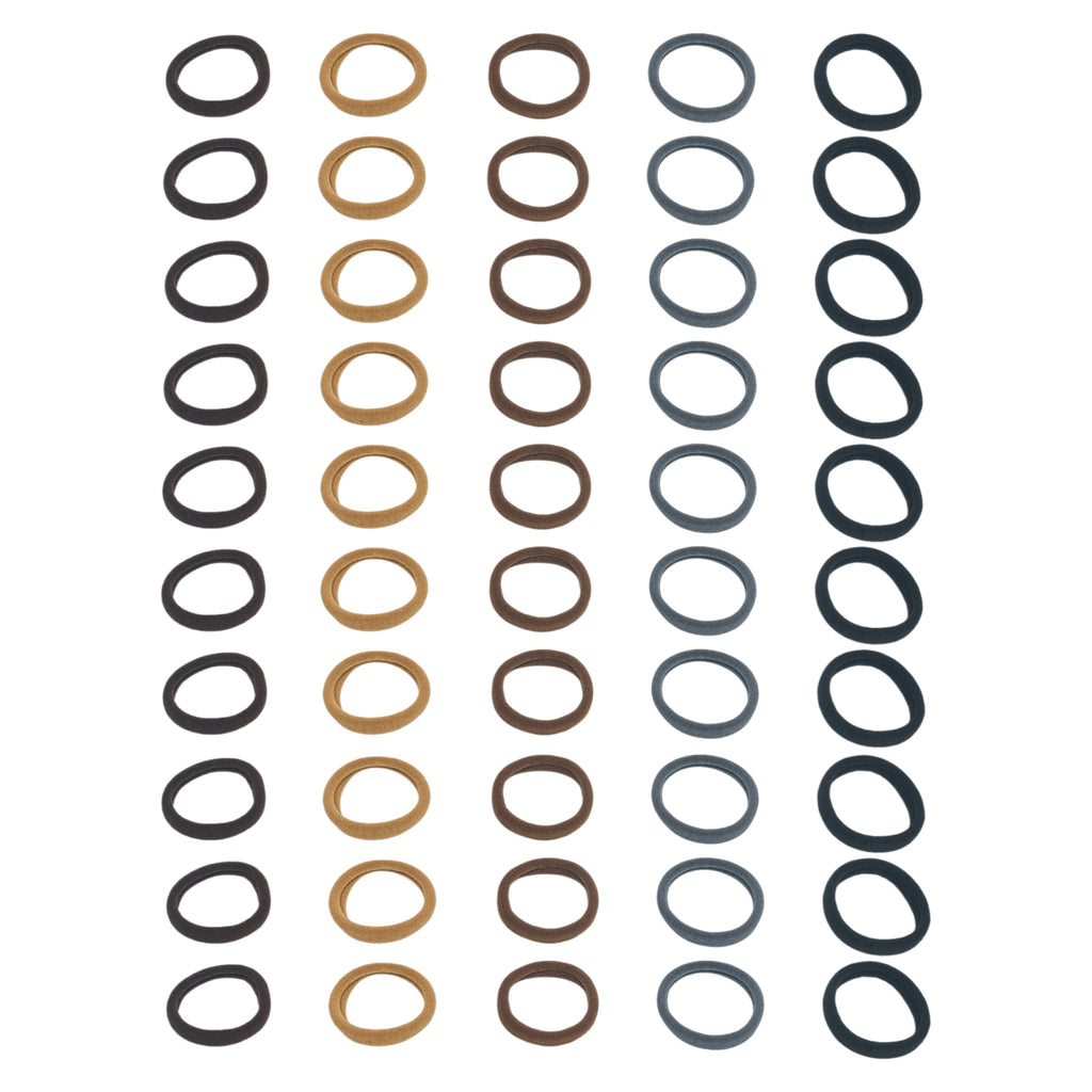 Hair Essentials 100pc Hair Ties - Seamless No-Damage Hair Ties for Women- 100pcs