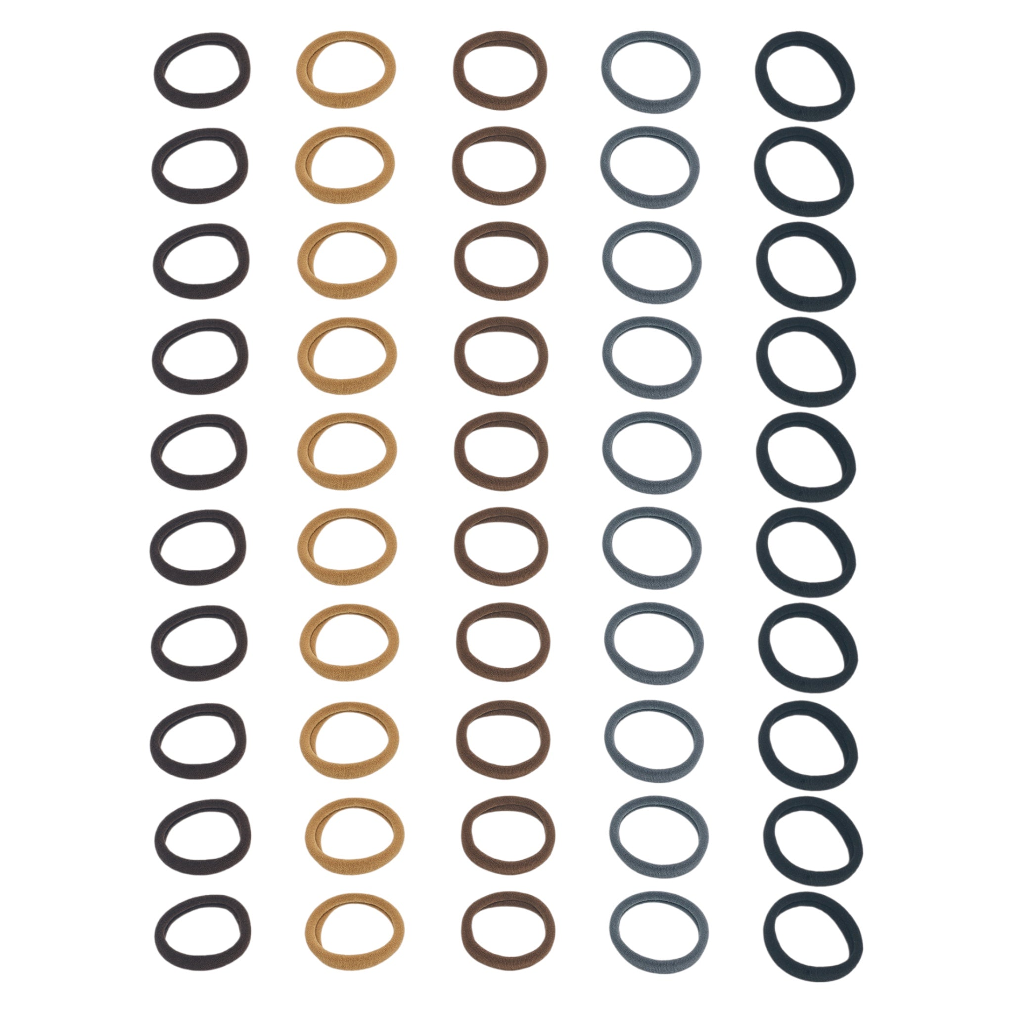 Hair Essentials 100pc Hair Ties - Seamless No-Damage Hair Ties for Women- 100pcs