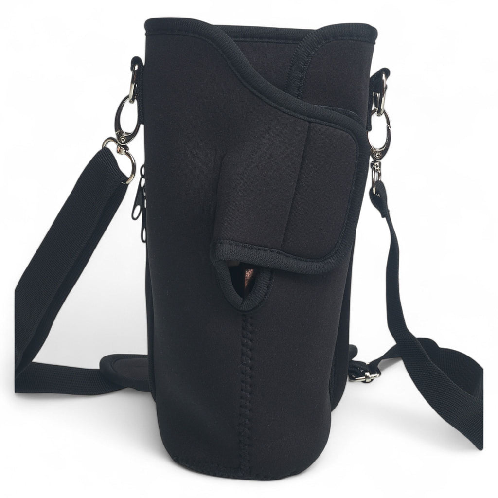 A Little Obsessed Neoprene Tumbler Holder Crossbody Bag with Pockets