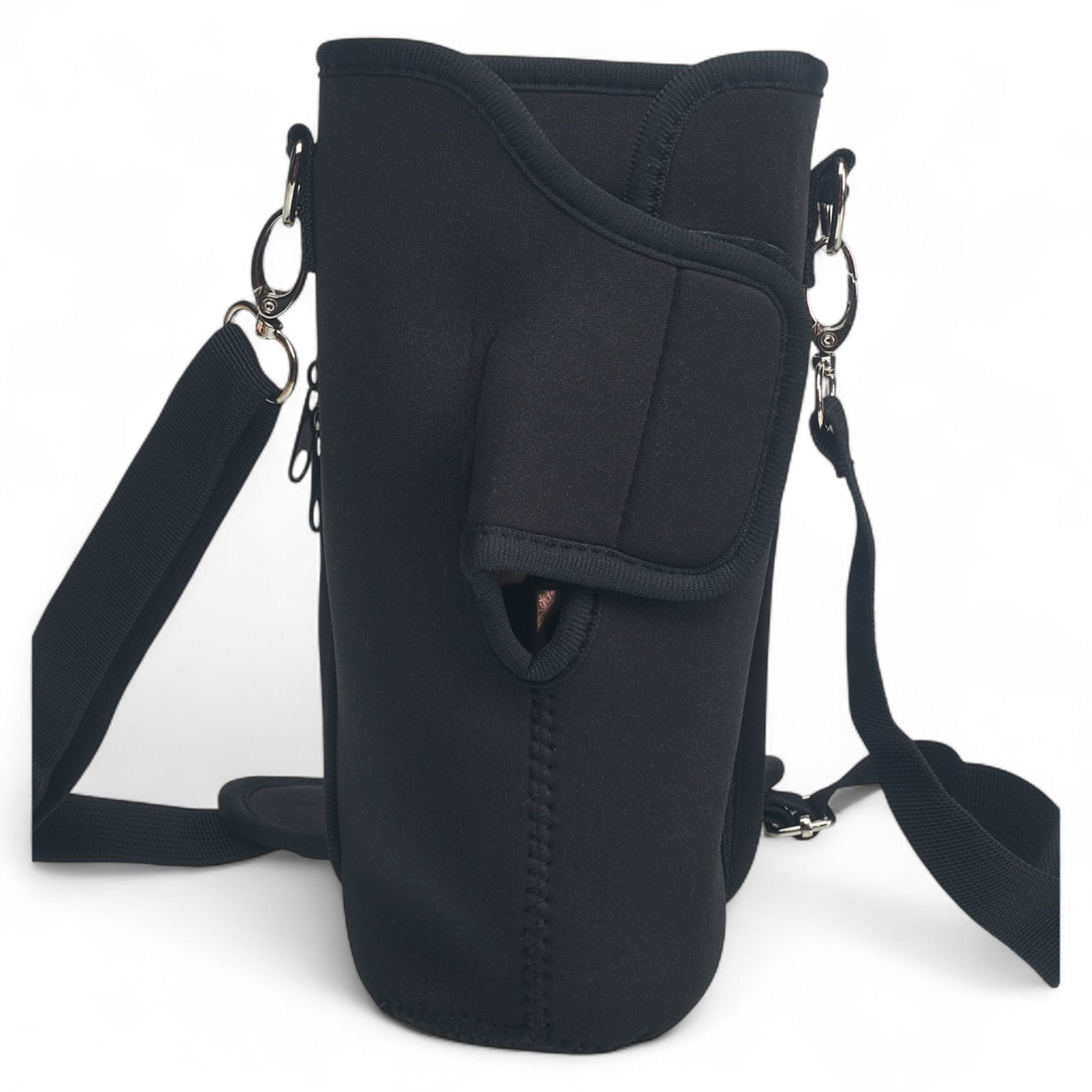 A Little Obsessed Neoprene Tumbler Holder Crossbody Bag with Pockets