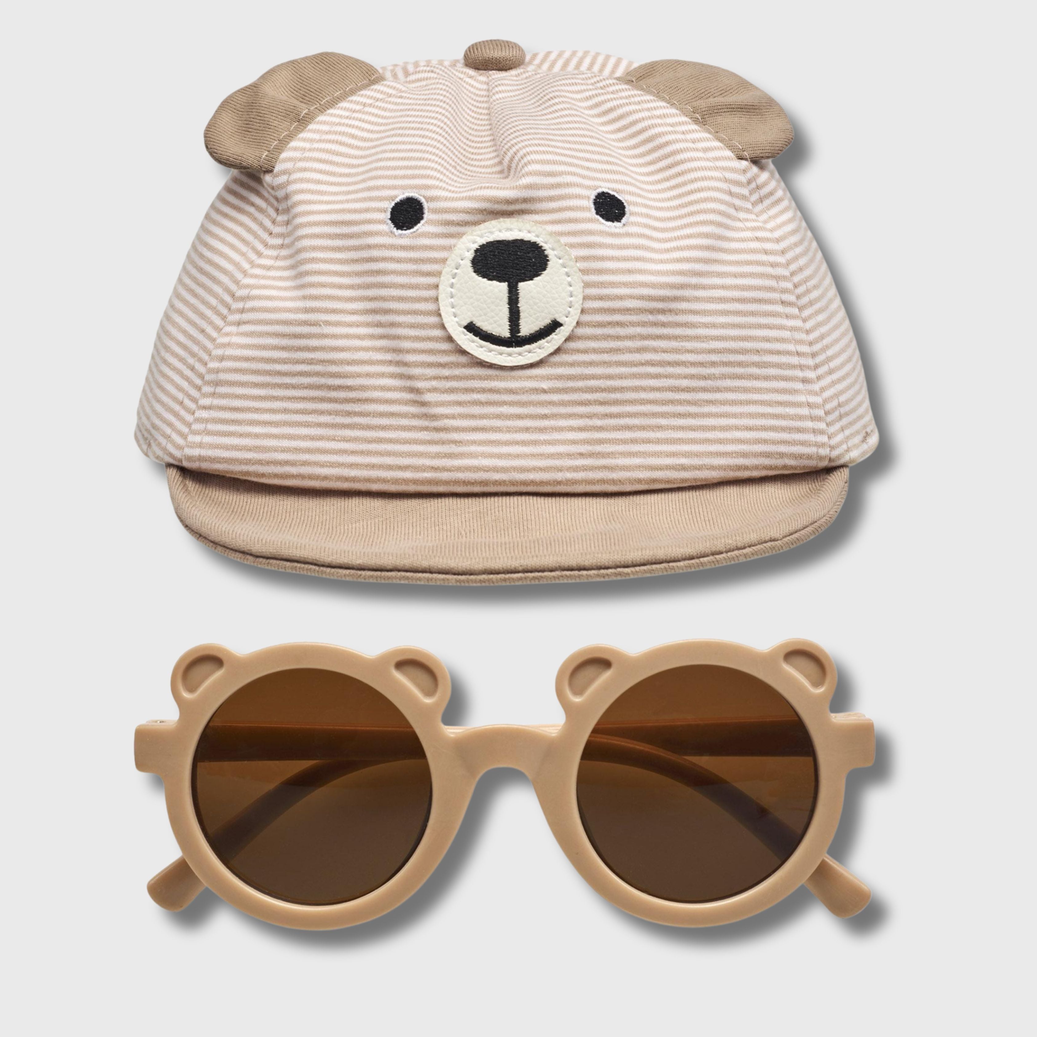 Wander & Dream Infant Bear Hat & Sunglasses Set for Boys & Girls (Infants)