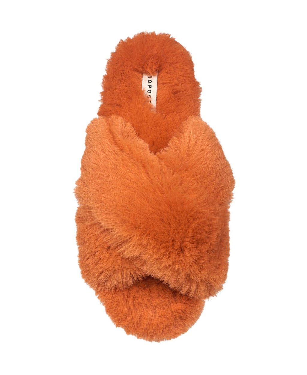 Aeropostale Women's Fuzzy Criss Cross House Slippers with Cushioned Comfort in Black