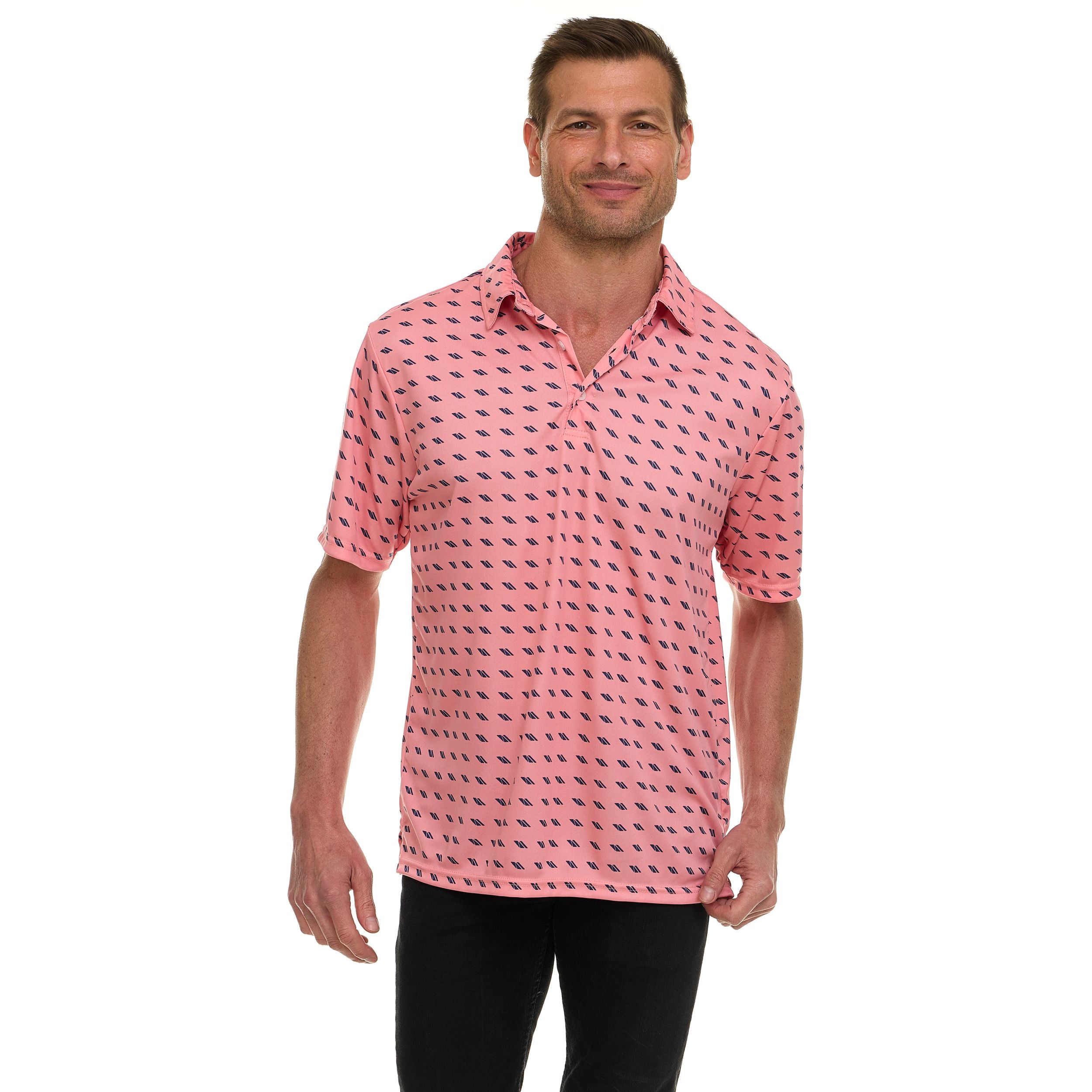 Canada Weather Gear Men's Performance Polo Shirt – Moisture-Wicking, Lightweight & Breathable Golf or Casual Shirt