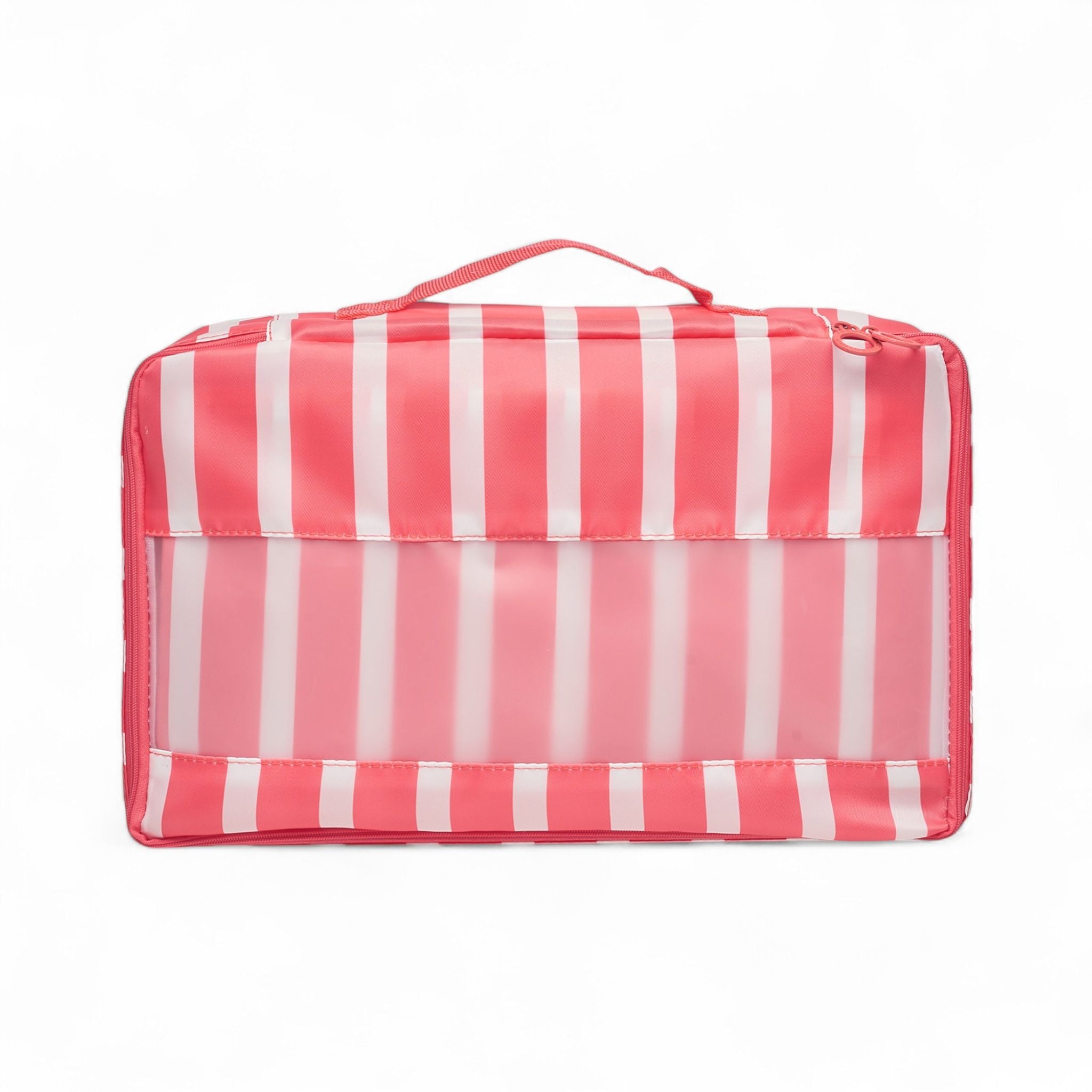French Connection 6pc Packing Cube Set - Travel Storage Organizer Set for Luggage (Striped)