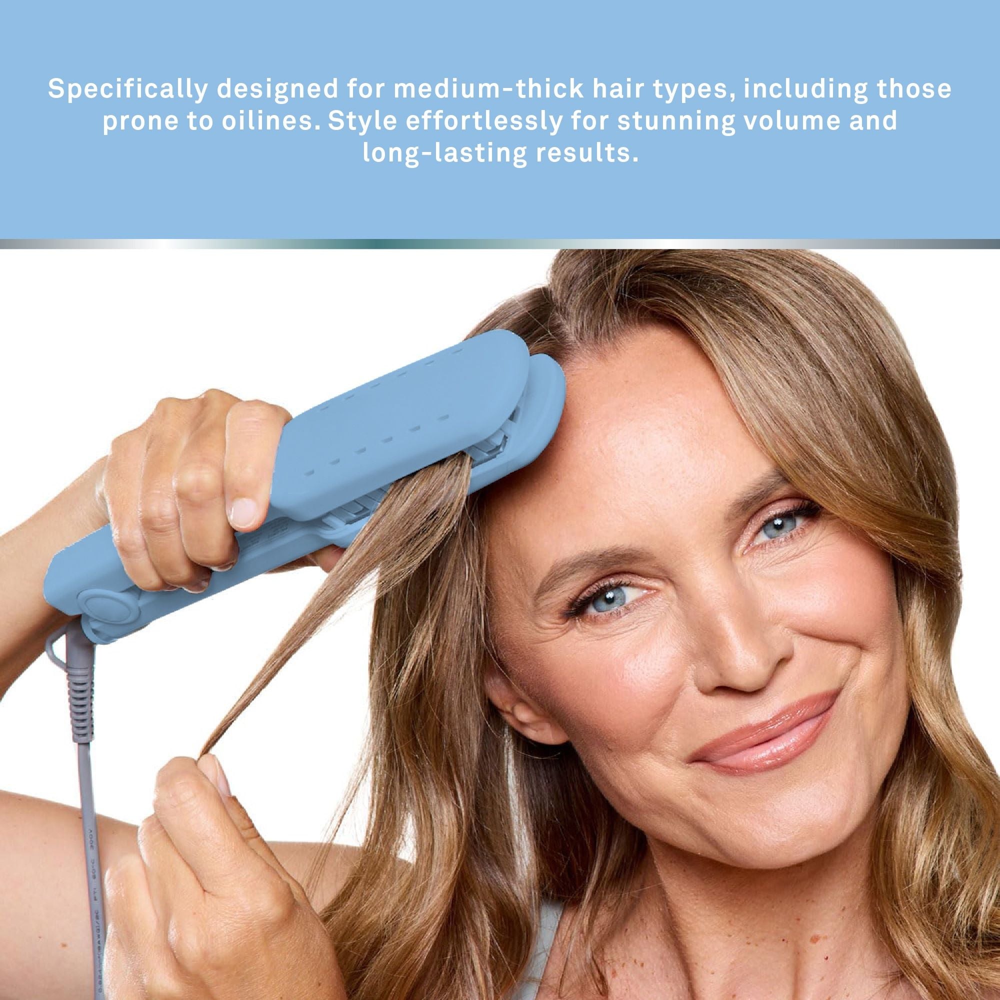 bliss Hair Volumizing Iron - Instant Root Lift for Lasting Volume