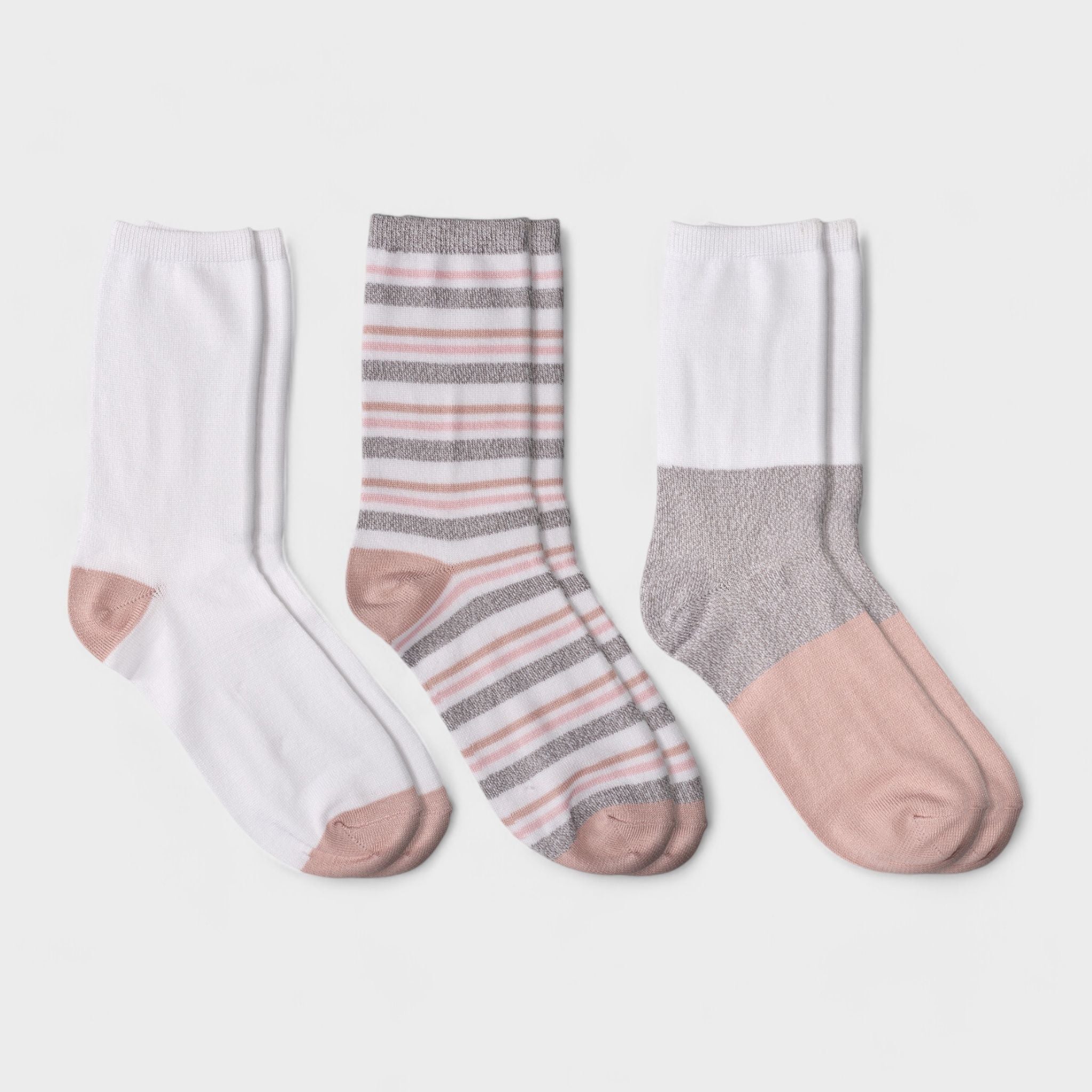 Willow & Ruby Women's 3-Pack Super Soft Crew Socks - Comfy & Stylish Everyday Wear Women Crew Socks