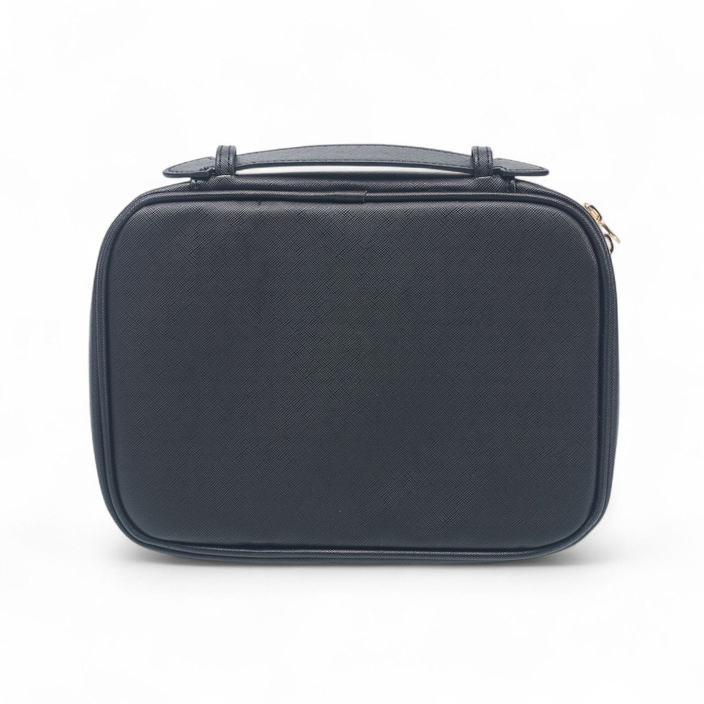 French Connection Travel Tech Pouch – Portable Electronics & Cable Organizer Bag with Dual-Zip Hard-Shell Case and Carry Handle