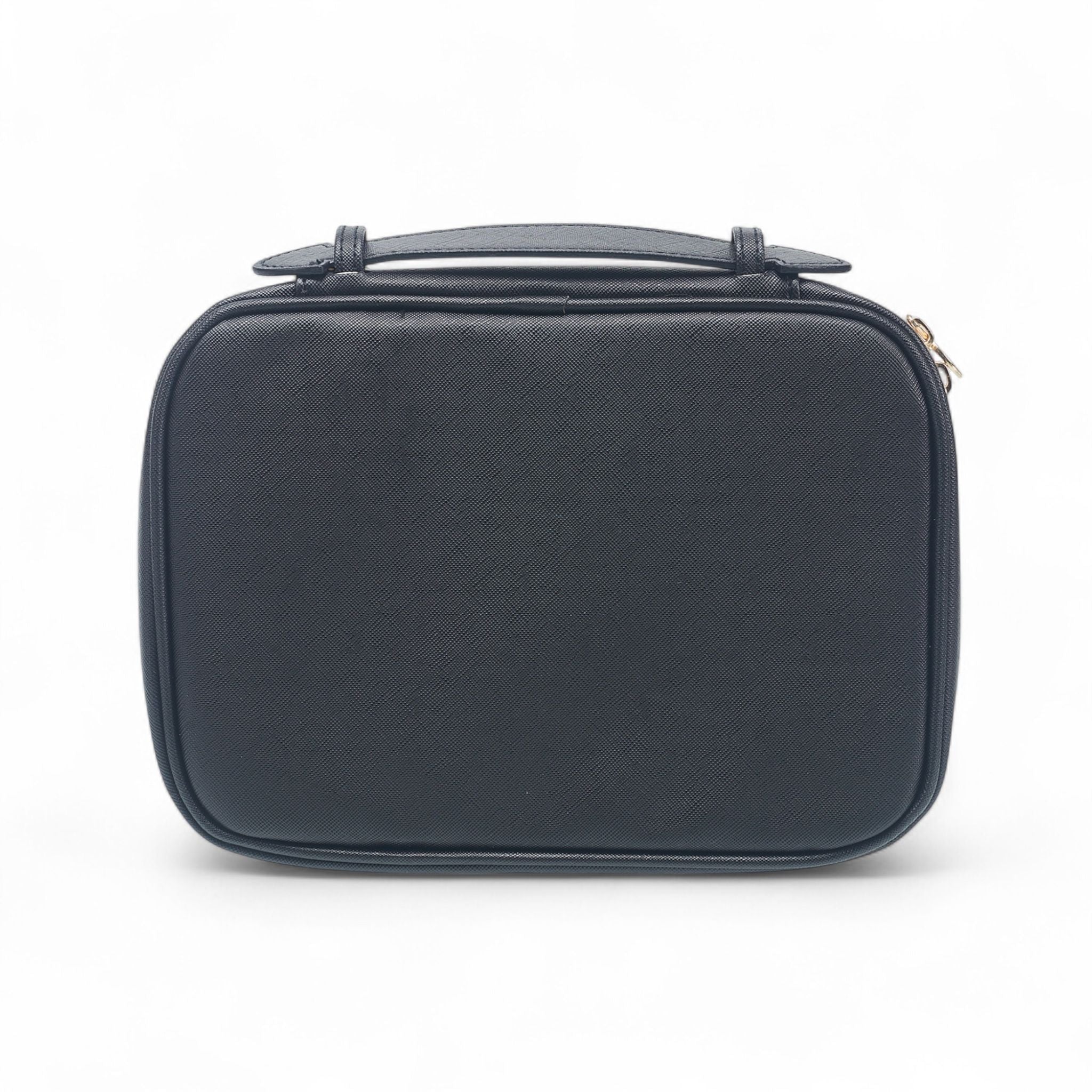 French Connection Travel Tech Pouch – Portable Electronics & Cable Organizer Bag with Dual-Zip Hard-Shell Case and Carry Handle