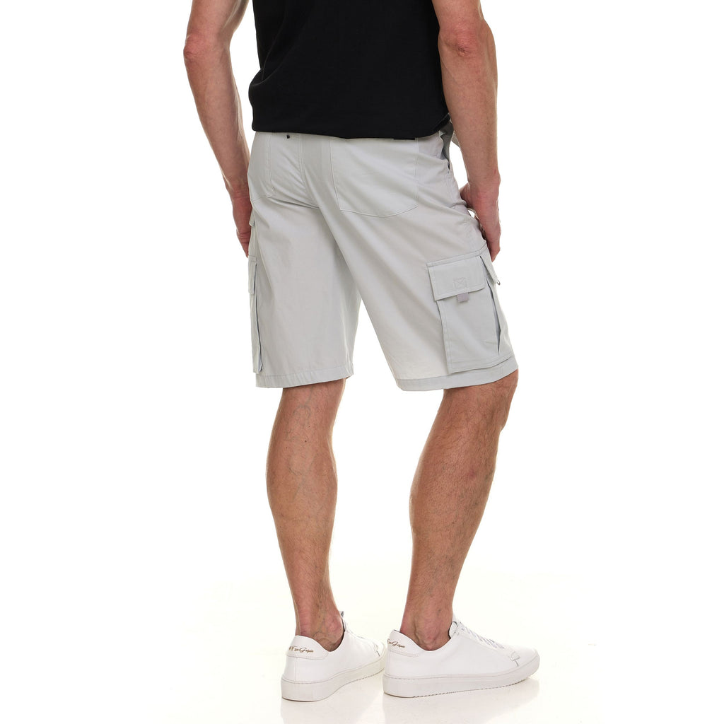 Canada Weather Gear Men’s Belted Cargo Shorts – Lightweight Cotton Stretch Fabric, Classic Fit with Multiple Pockets