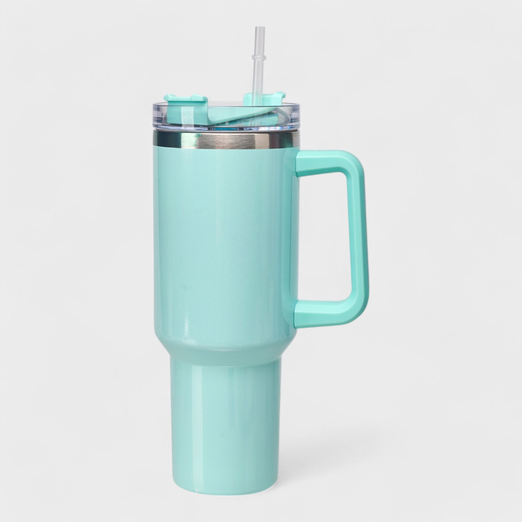 Orly Maison - 40oz Stainless Steel Insulated Tumbler with Handle and Straw Lid