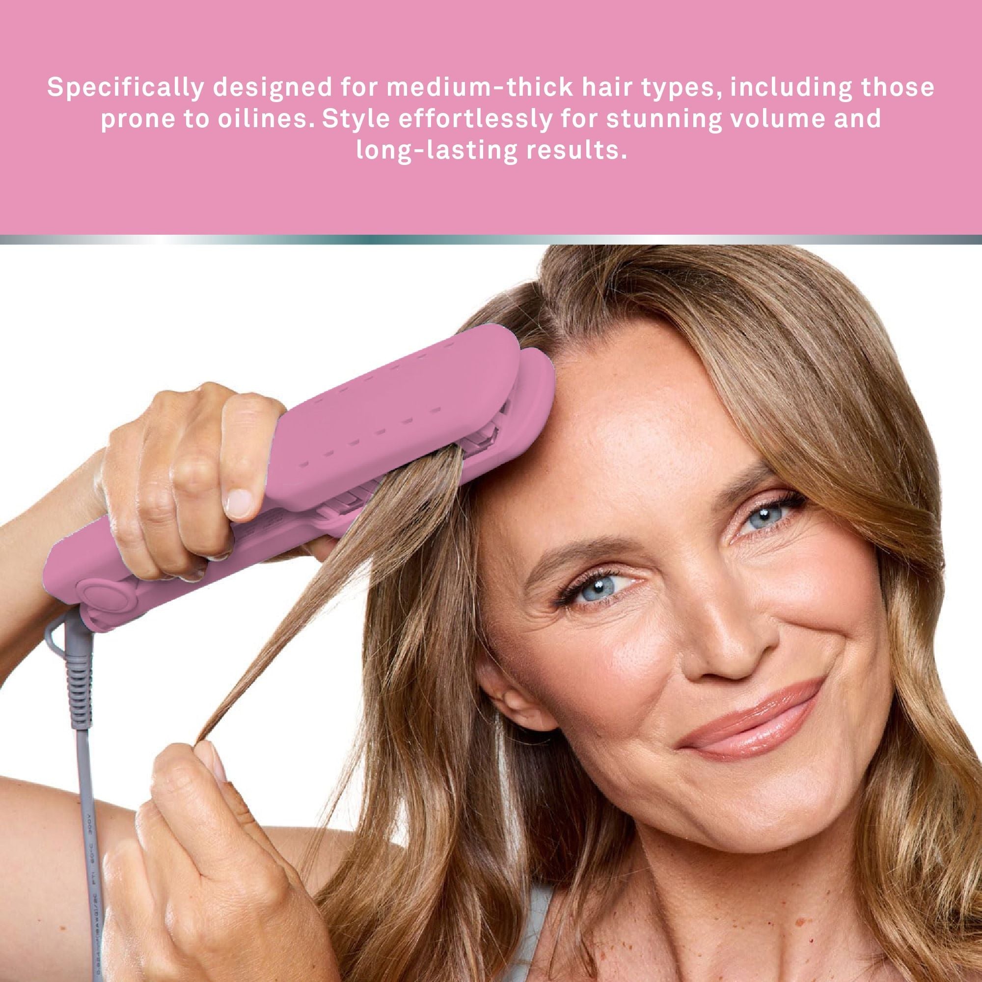 bliss Hair Volumizing Iron - Instant Root Lift for Lasting Volume