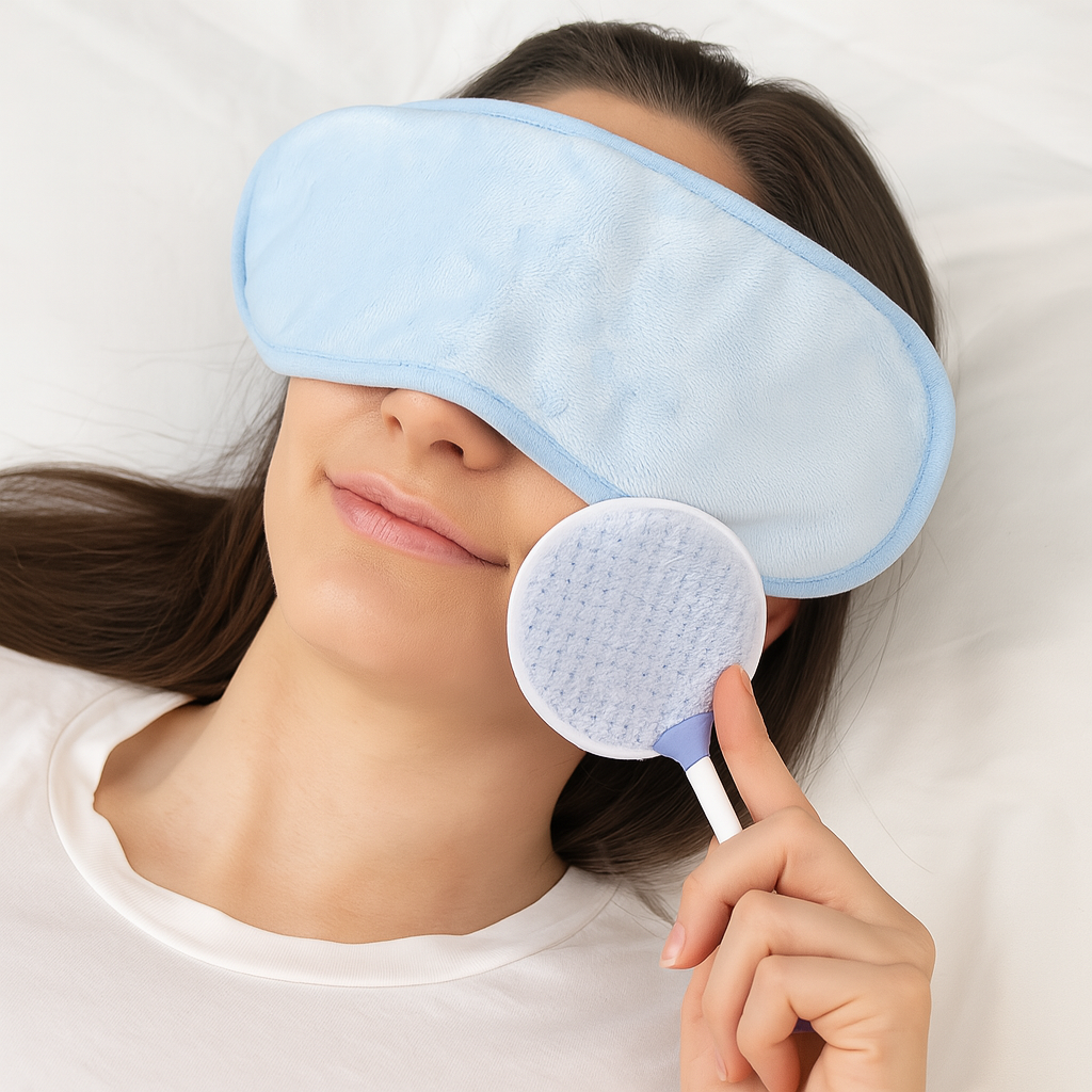 Spa Essentials 3-Piece Facial Care Set – Ultra-Soft Headband, Reusable Cleansing Pad & Dual-Ended Applicator