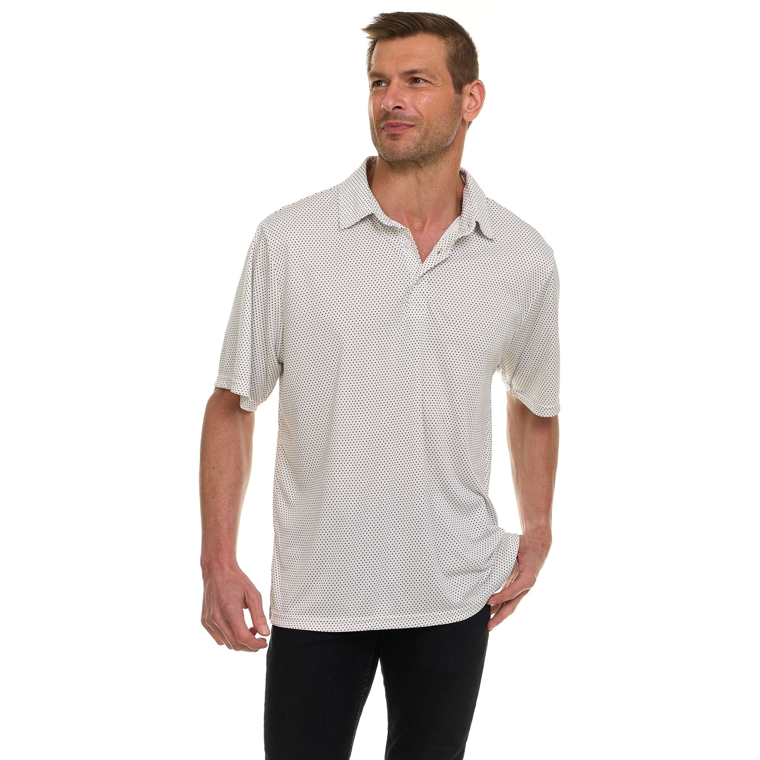Canada Weather Gear Men's Performance Polo Shirt – Moisture-Wicking, Lightweight & Breathable Golf or Casual Shirt