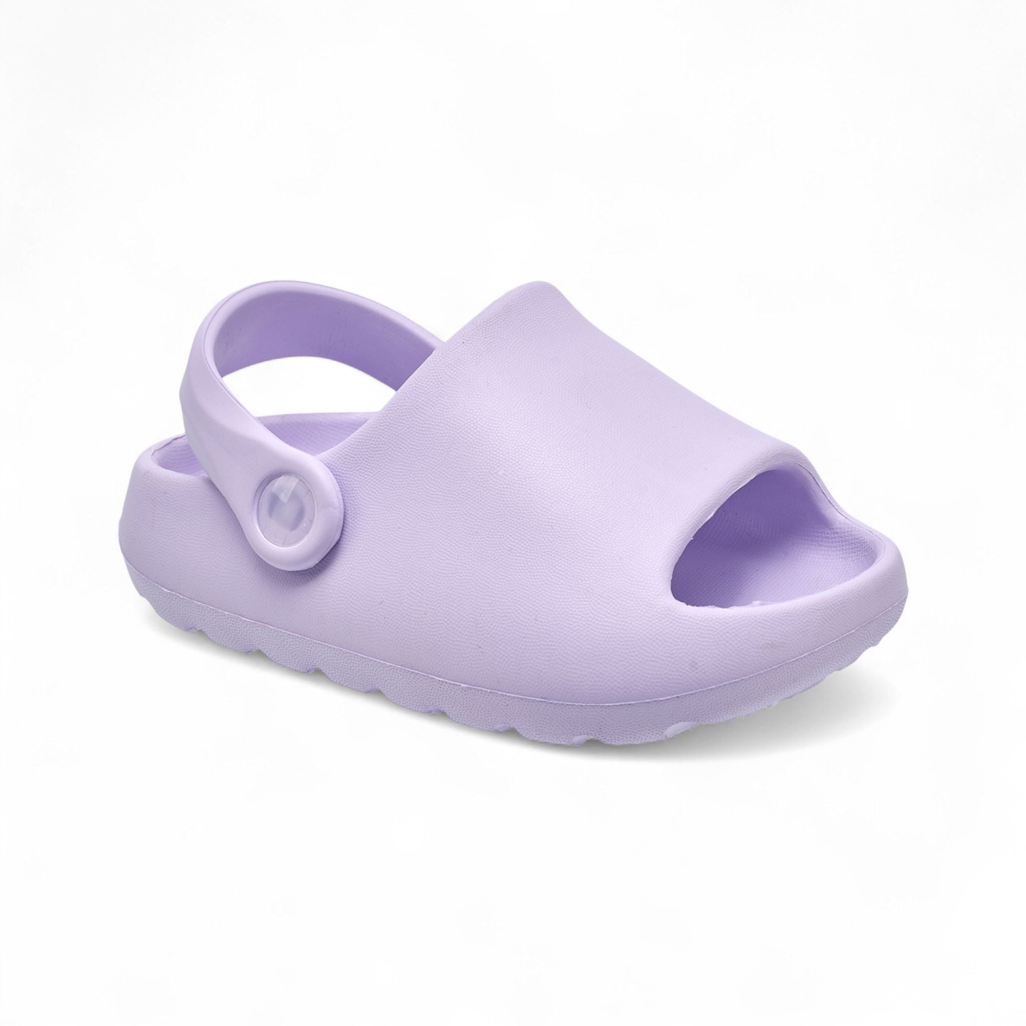 Aeropostale Toddler Cloud-Foam Slide Sandals with Pivot Heel Strap – Lightweight EVA Water-Friendly Clogs for Boys & Girls in Black, Size 5
