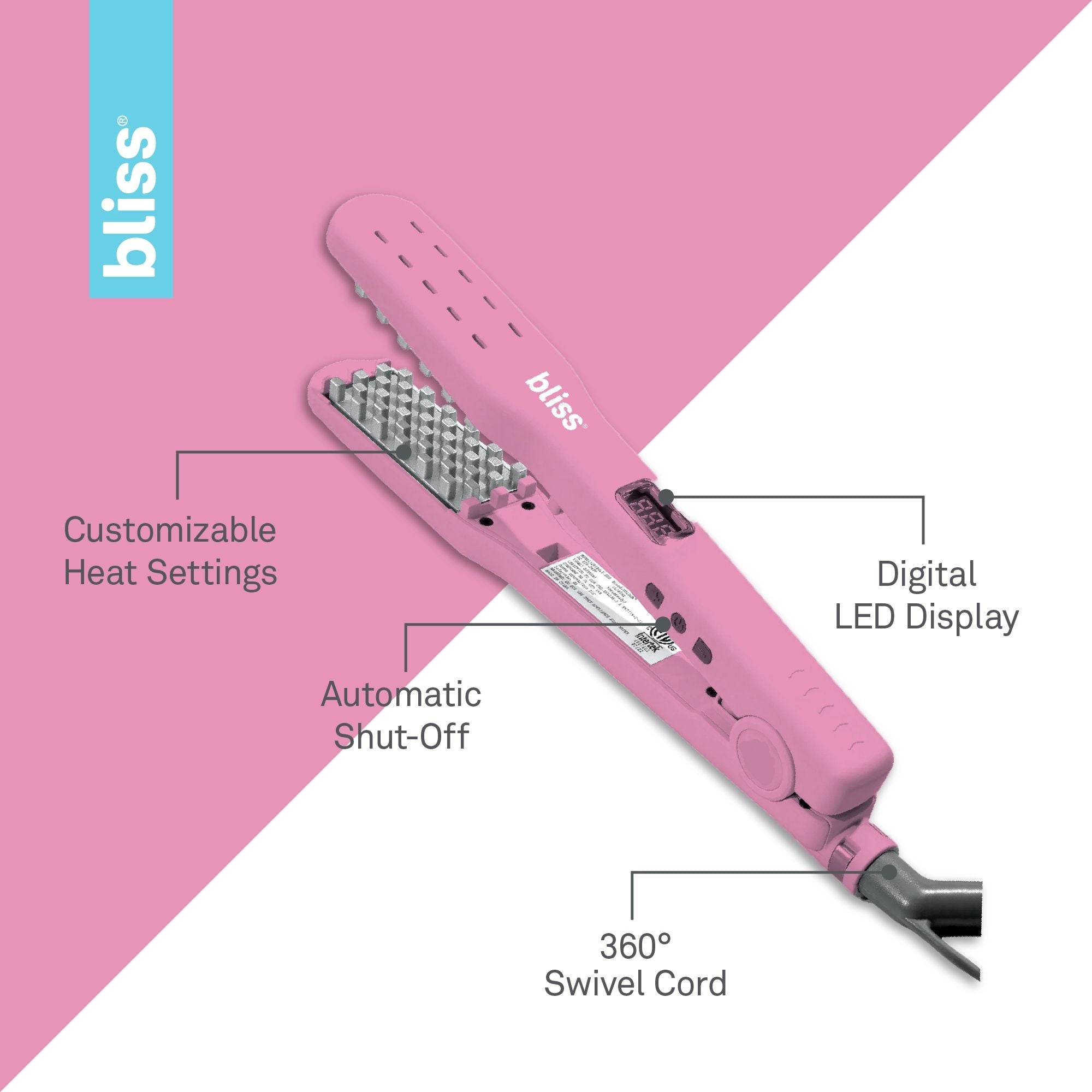 bliss Hair Volumizing Iron - Instant Root Lift for Lasting Volume