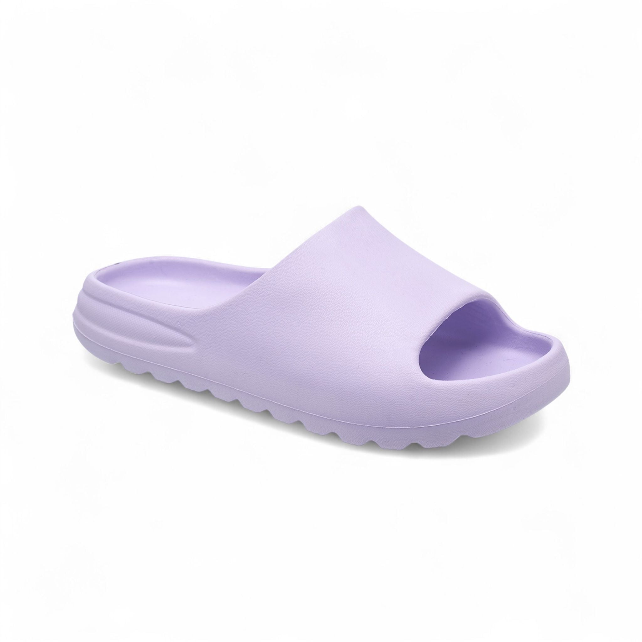 Aeropostale Youth Cloud Slide Sandals – Ultra-Soft EVA Cushion, Lightweight Slip-On Pool & Shower Slides for Boys & Girls in Lilac, Size 11