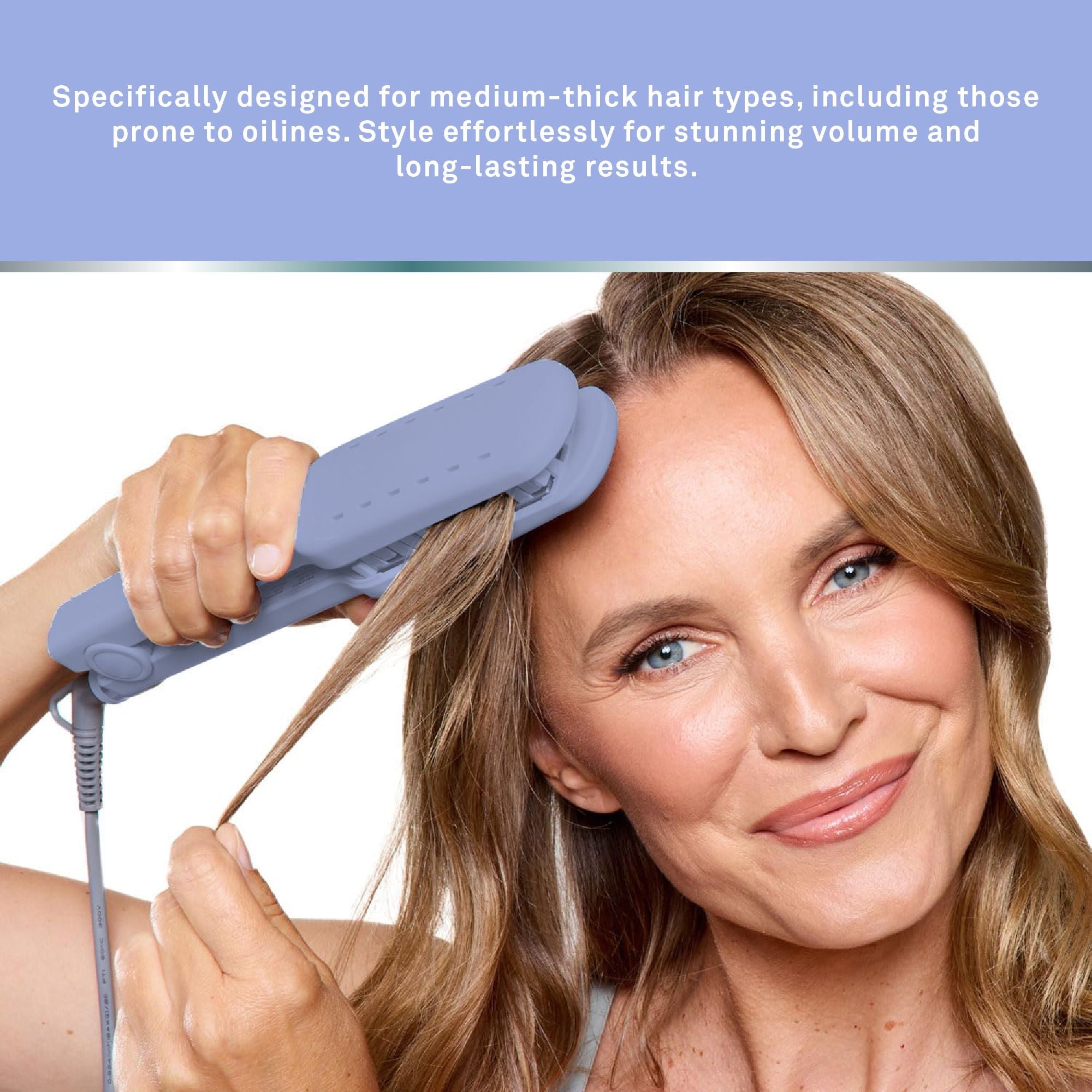 bliss Hair Volumizing Iron - Instant Root Lift for Lasting Volume