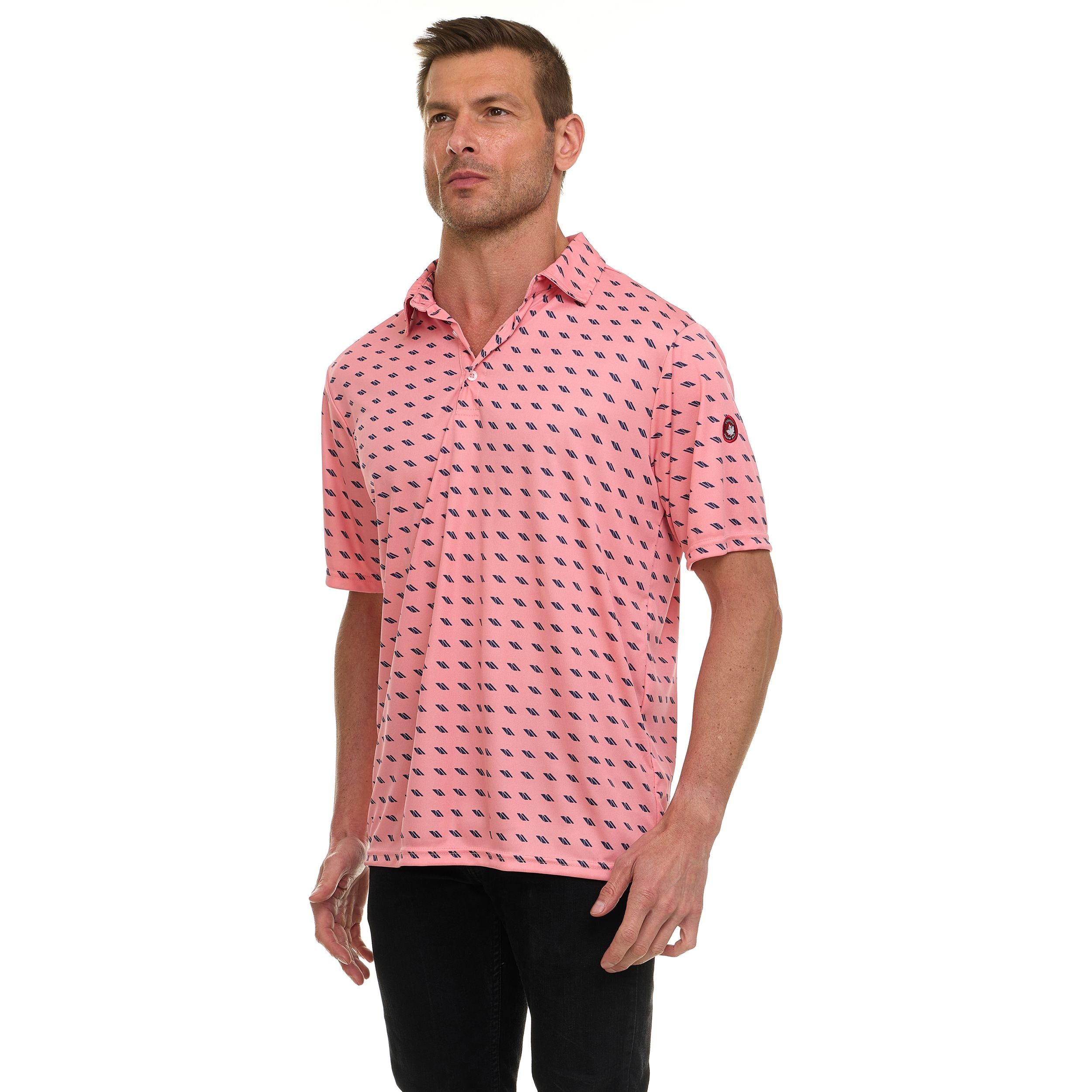 Canada Weather Gear Men's Performance Polo Shirt – Moisture-Wicking, Lightweight & Breathable Golf or Casual Shirt