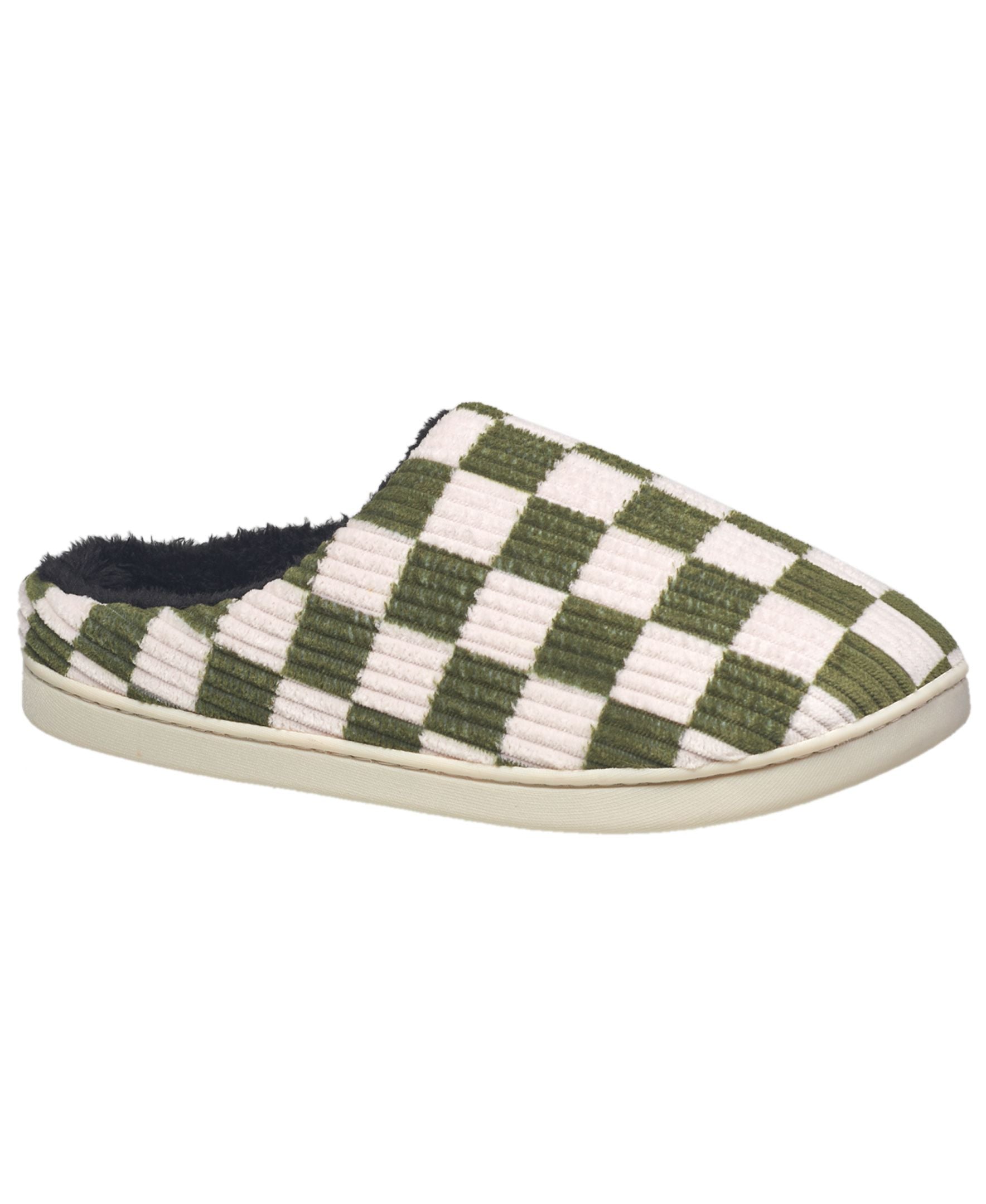 Aeropostale Men's Comfy Checkered Slippers with Cushioned Comfort