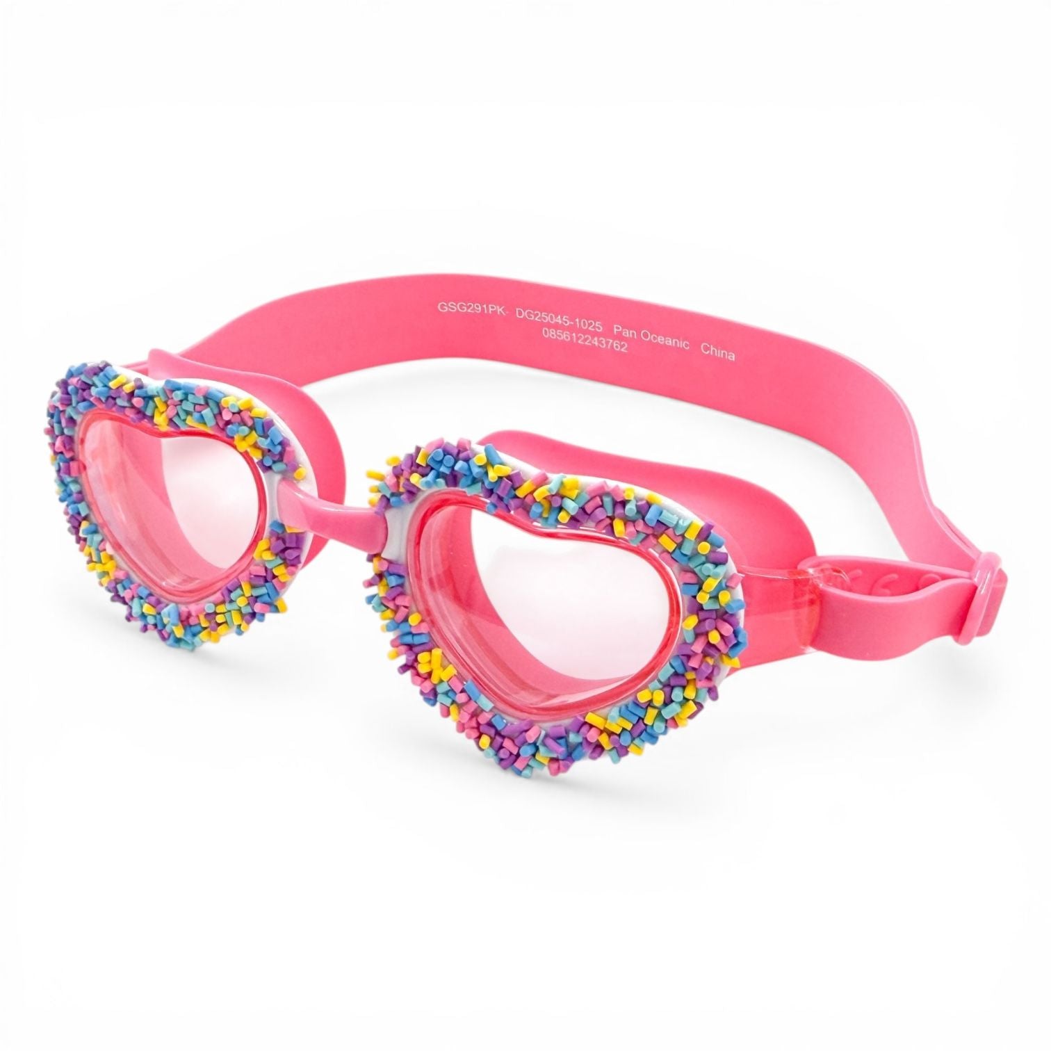 H2O Life Kids' Heart-Shaped Sprinkle Swim Goggles