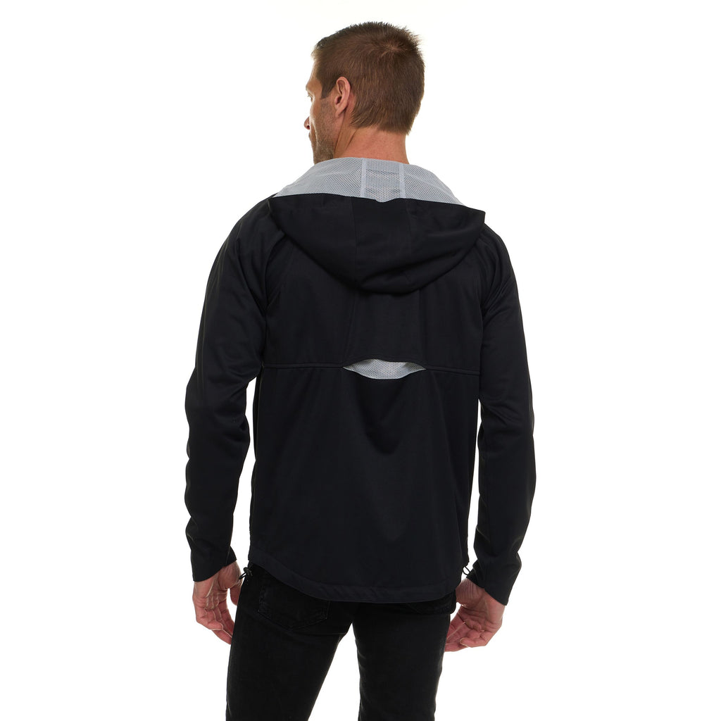 Canada Weather Gear Men’s Performance Tech Jacket – Active Stretch, Wind Resistant, Adjustable Waist, Lightweight