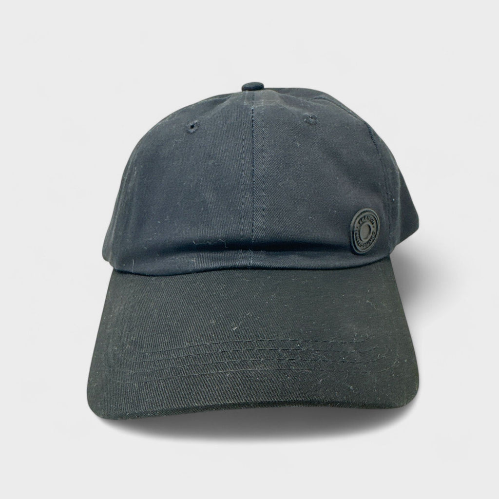 French Connection Men's Classic Black Baseball Cap - Adjustable Fit, Premium Cotton, Casual Everyday Style