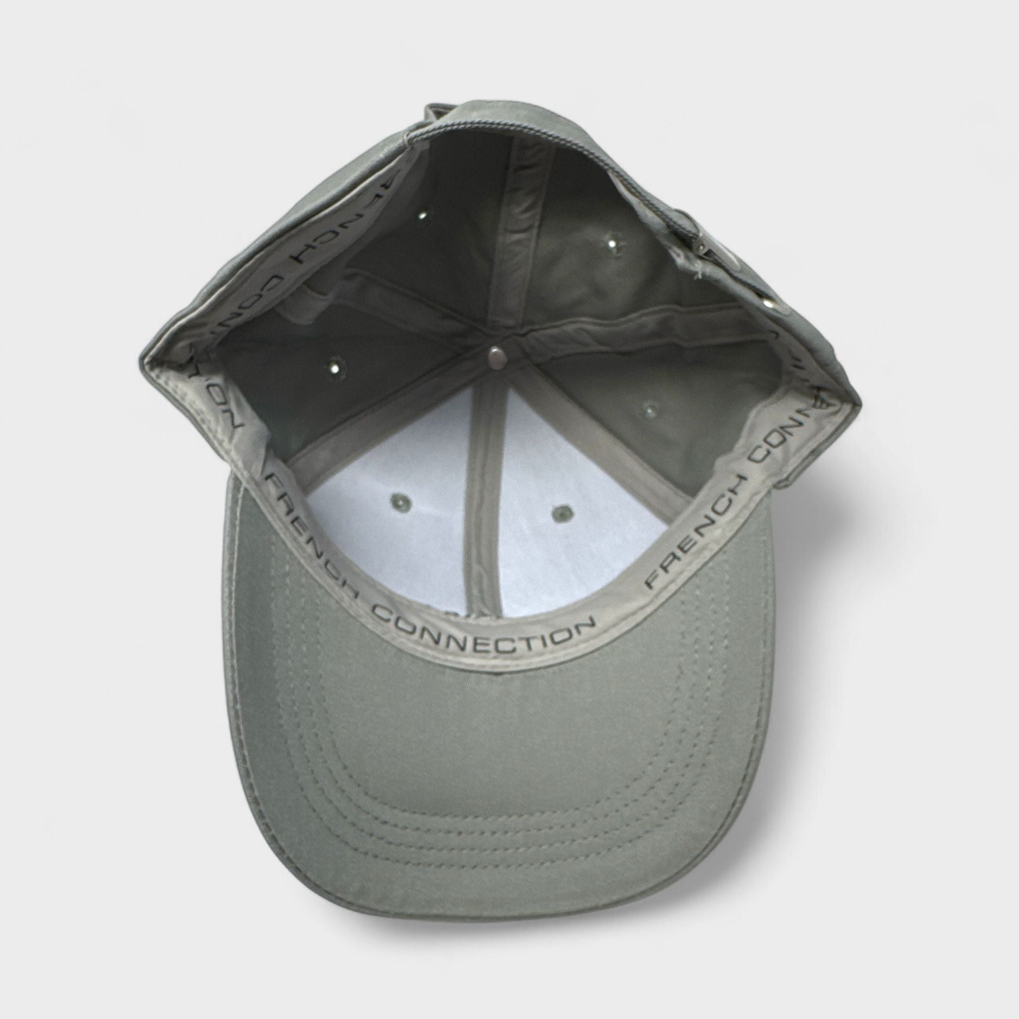 French Connection Baseball Cap - Classic Adjustable Hat for Men & Women, Grey