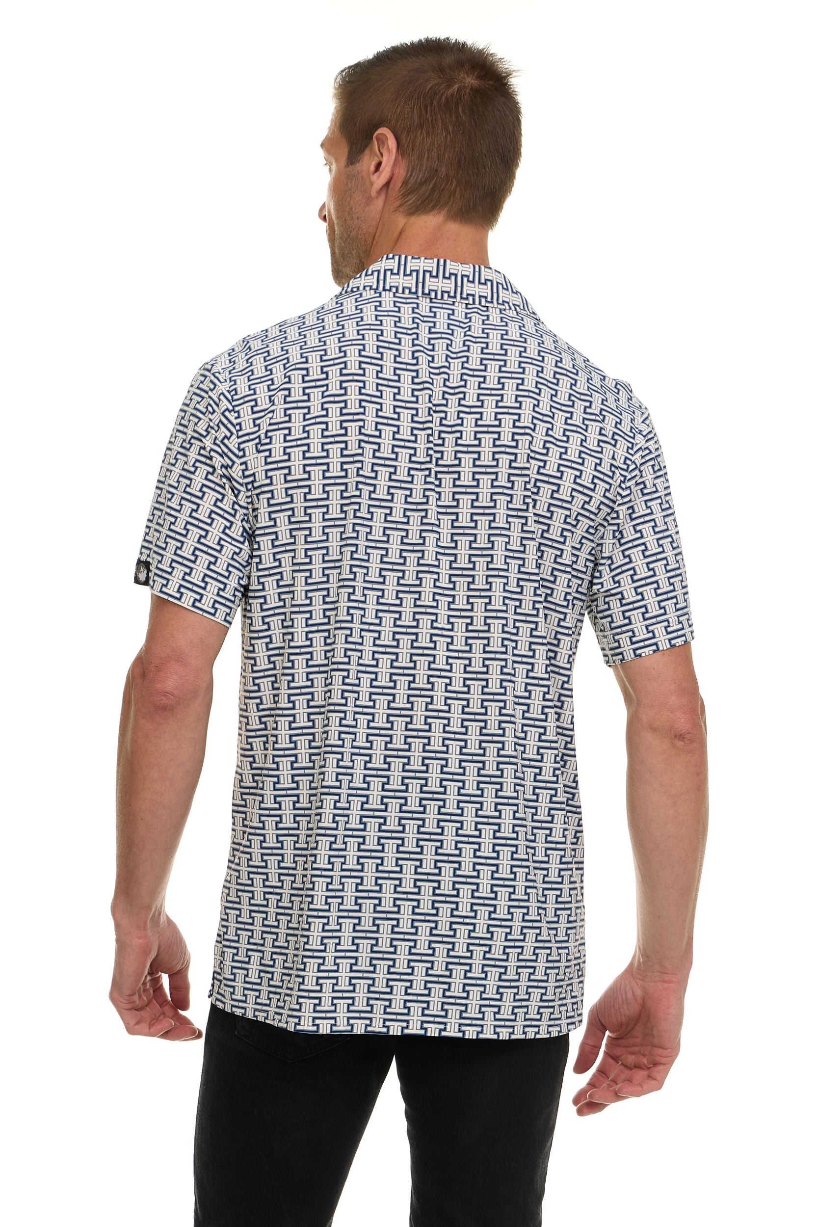 Canada Weather Gear Men’s Short Sleeve Shirt – 4-Way Super Stretch, Wrinkle-Resistant, Travel Friendly, Moisture-Wicking