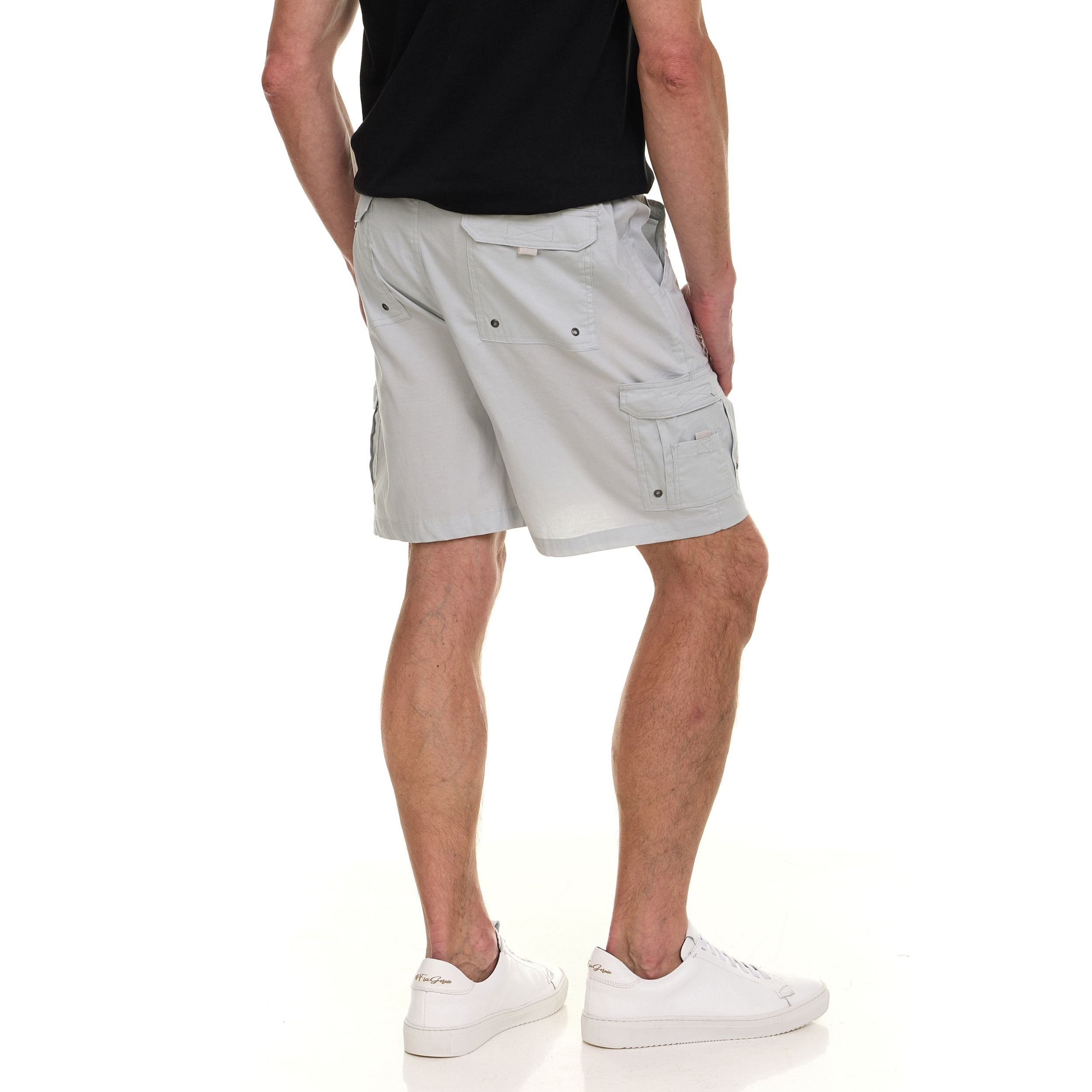 Canada Weather Gear Men’s Cargo Shorts – Relaxed Fit with Utility Pockets & Elastic Waistband – Lightweight Summer Shorts