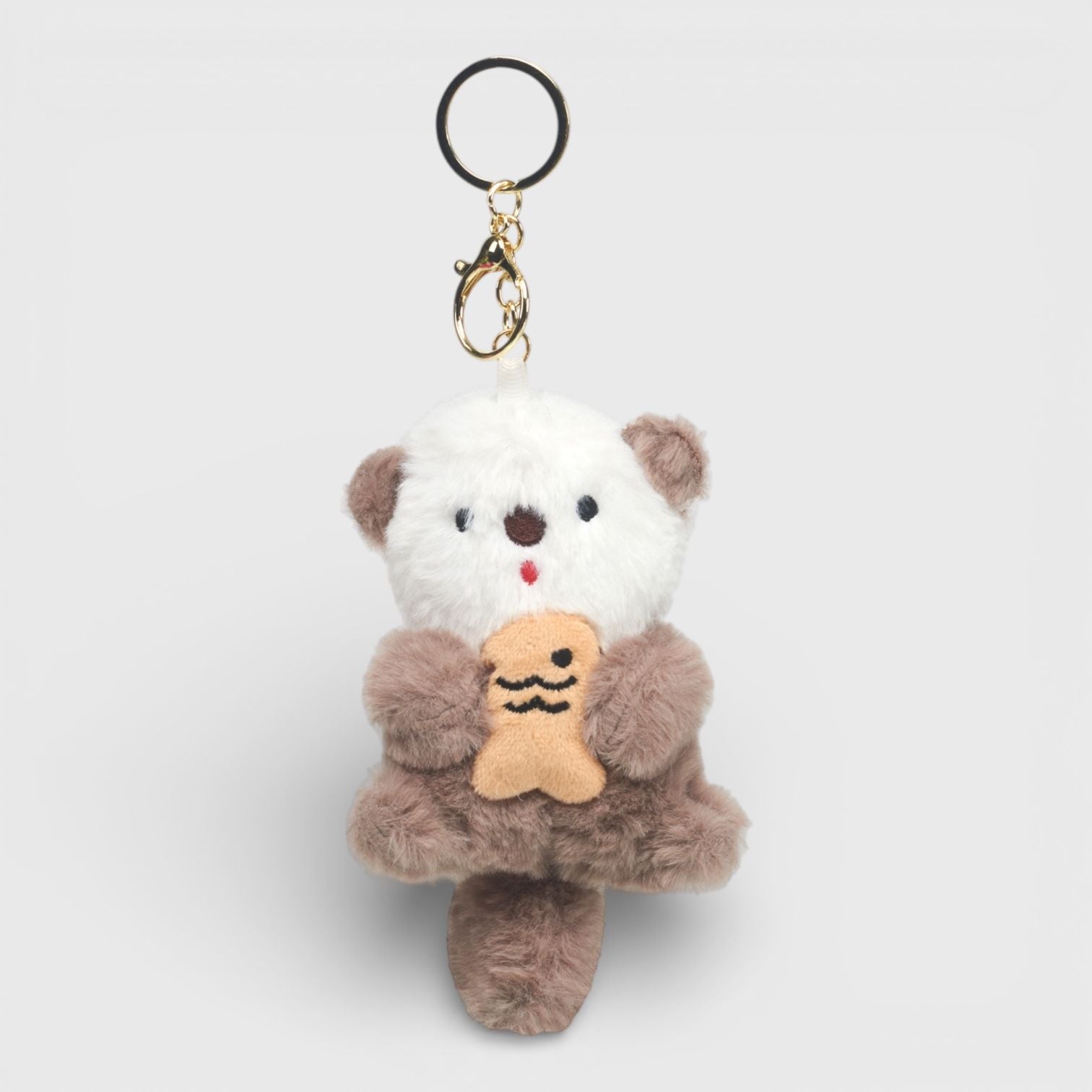 A Little Obsessed Fuzzy Friends Otter Plush Keychain