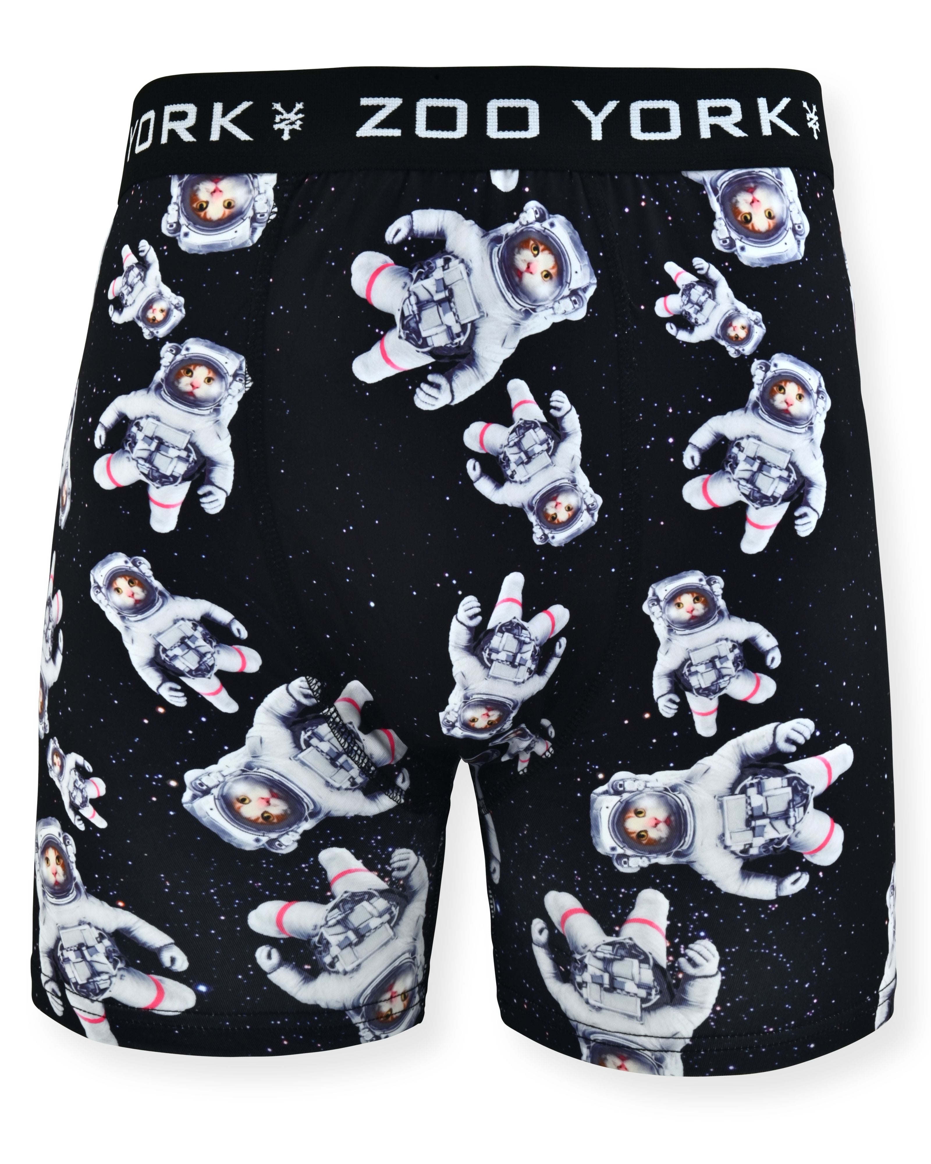 Zoo York Men's 4-Pack 360 Stretch Boxer Briefs - Printed & Solid Color Premium Underwear for Men