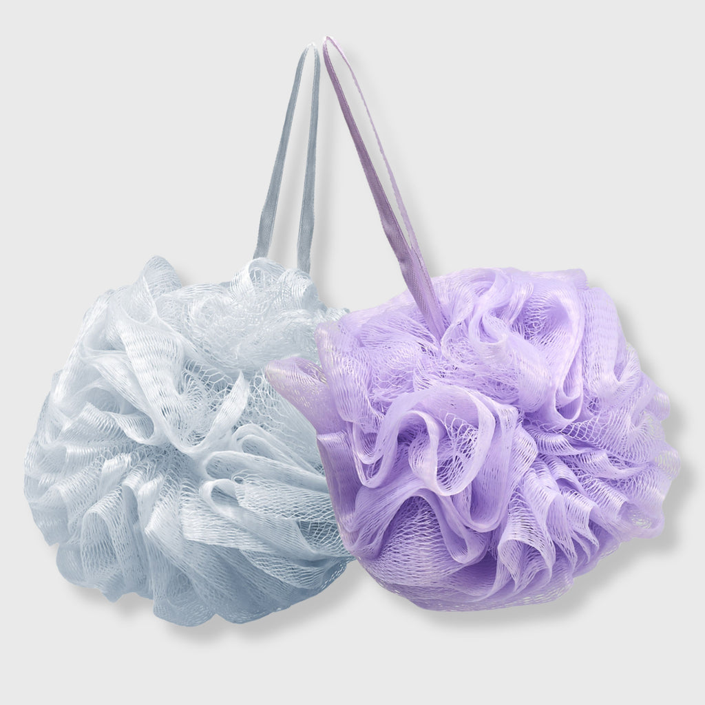 Spa Essentials Bath Loofahs - Shower Poufs