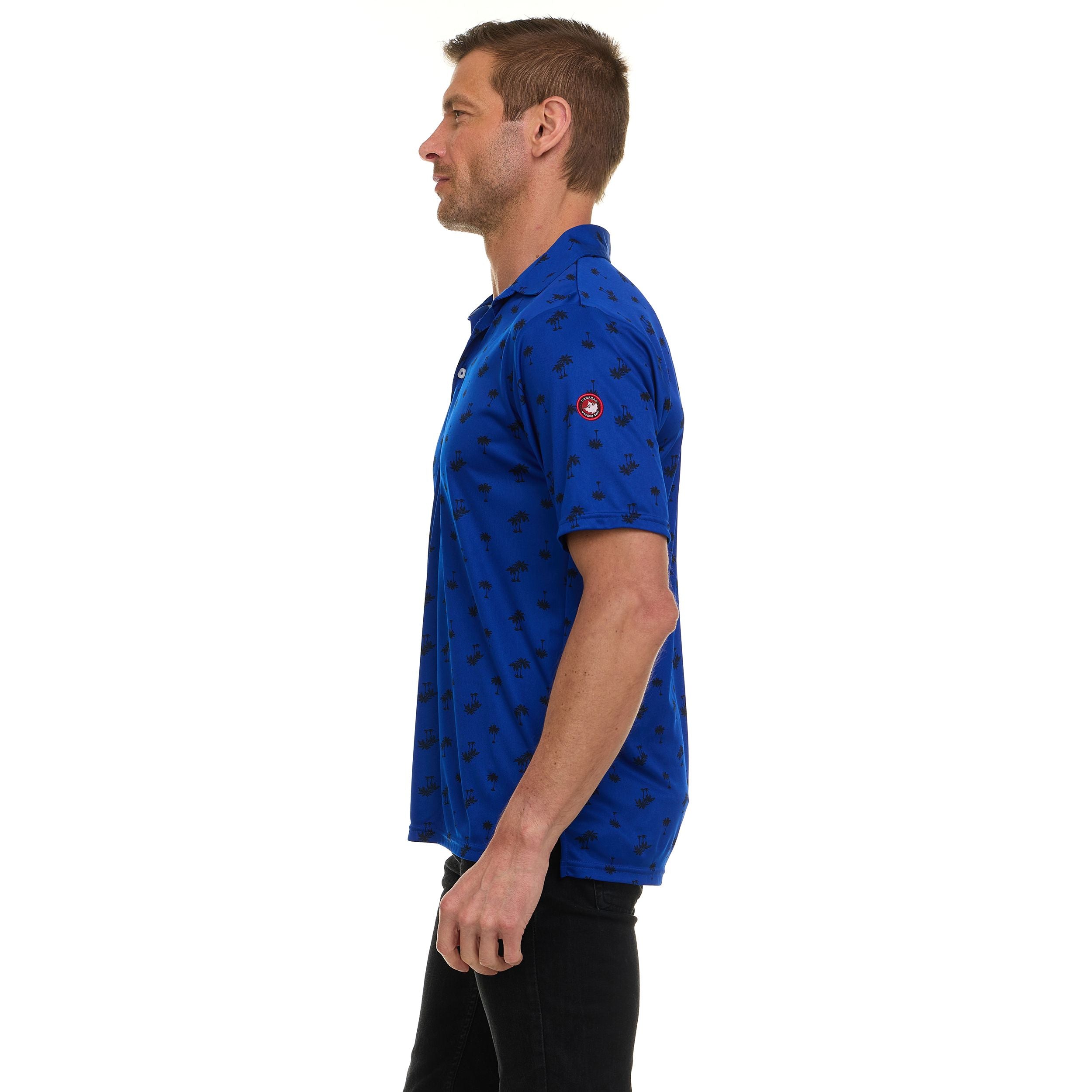 Canada Weather Gear Men's Performance Polo Shirt – Moisture-Wicking, Lightweight & Breathable Golf or Casual Shirt