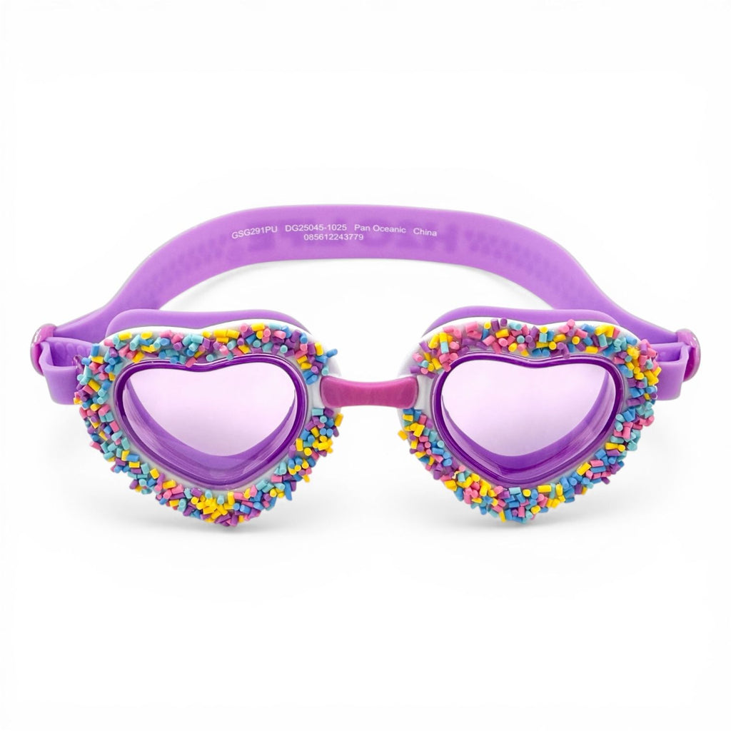 H2O Life Kids' Heart-Shaped Sprinkle Swim Goggles