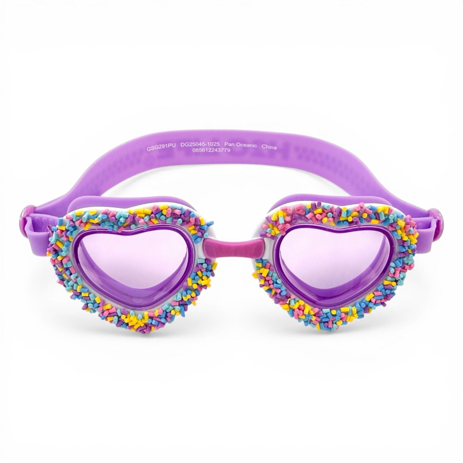 H2O Life Kids' Heart-Shaped Sprinkle Swim Goggles