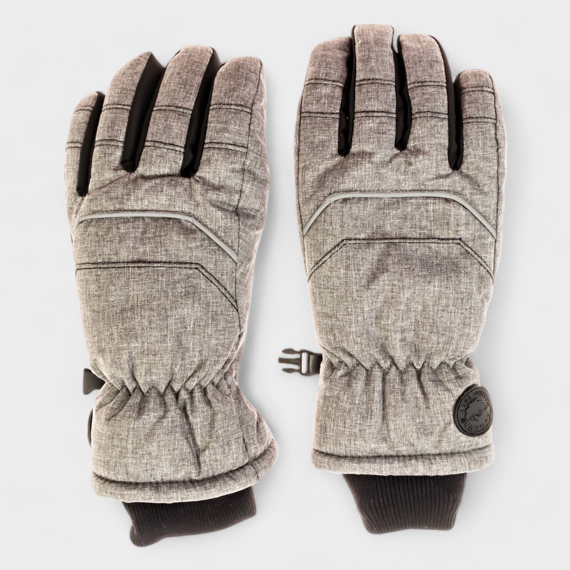 Canada Weather Gear Kid's Ski Gloves - Water Resistant Winter Gloves for Boys & Girls with Warmth Indicator, (Kids 8-12 Years)