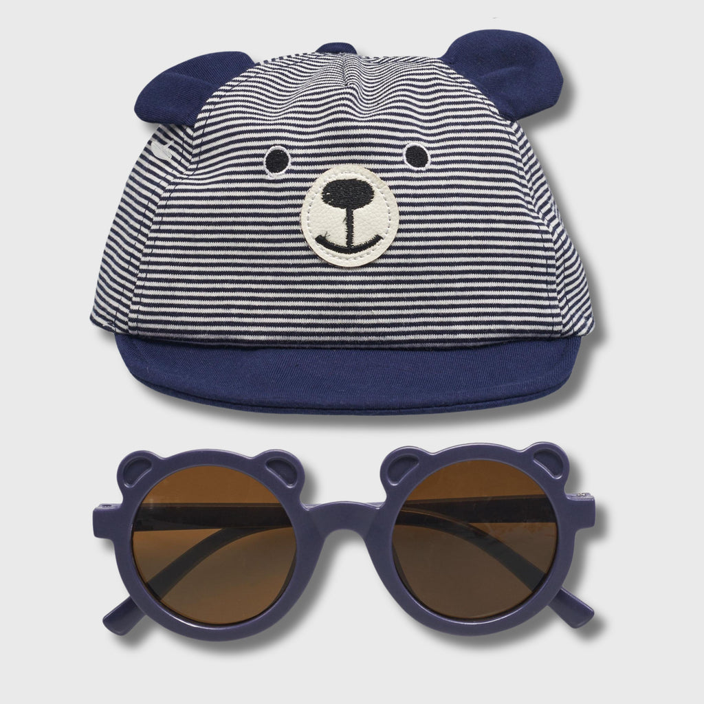 Wander & Dream Infant Bear Hat & Sunglasses Set for Boys & Girls (Infants)