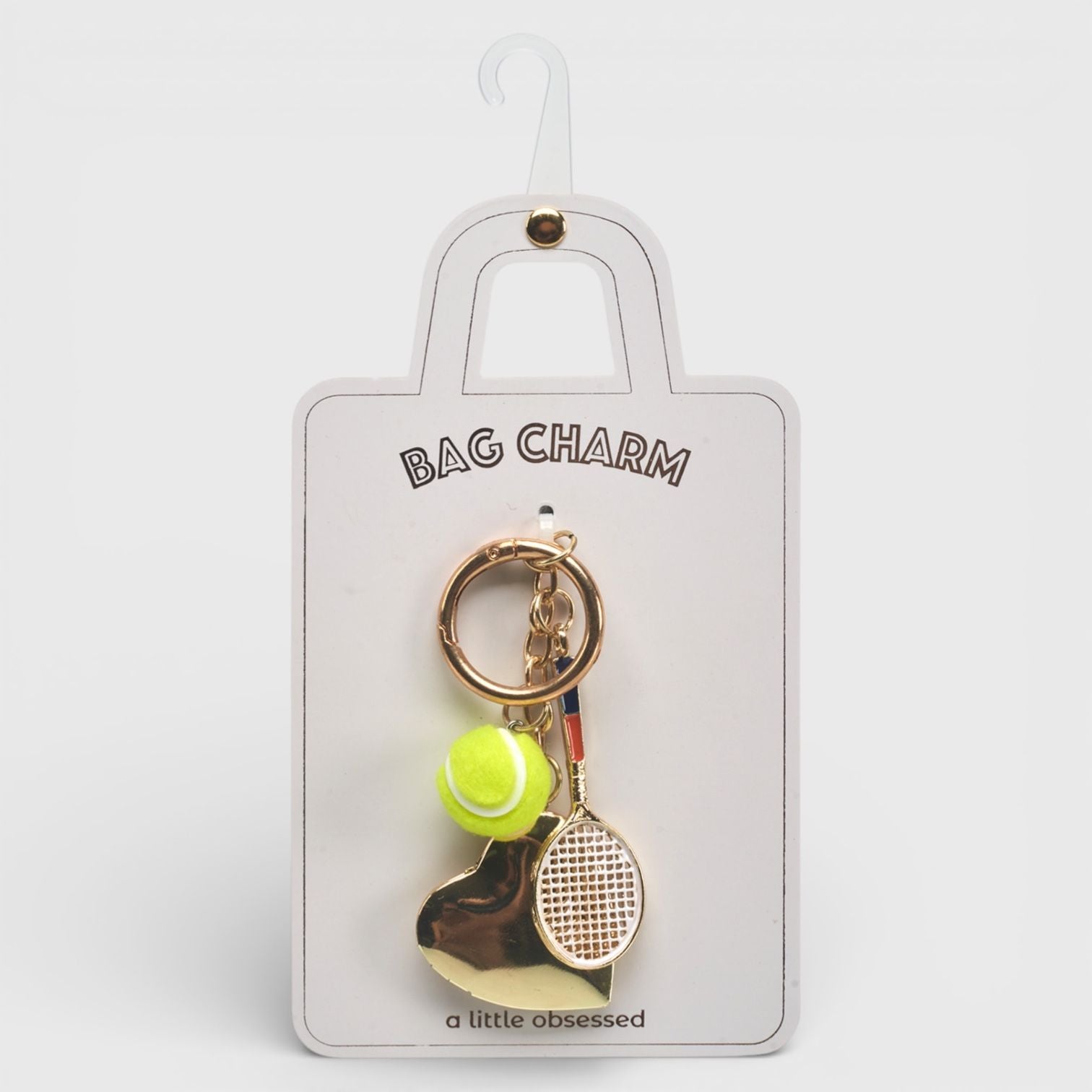 A Little Obsessed Tennis Bag Charm