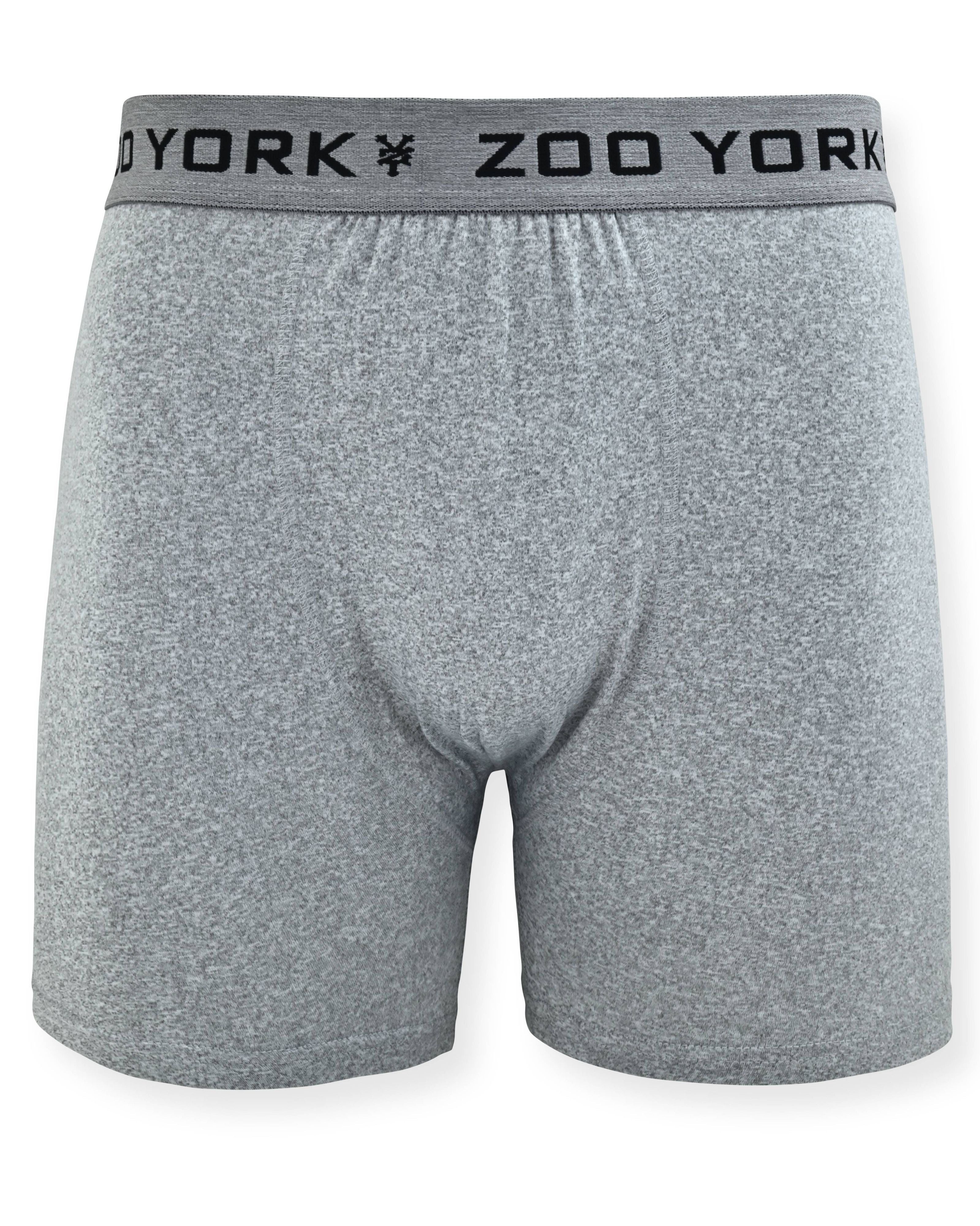 Zoo York Men's 4-Pack 360 Stretch Boxer Briefs - Printed & Solid Color Premium Underwear for Men