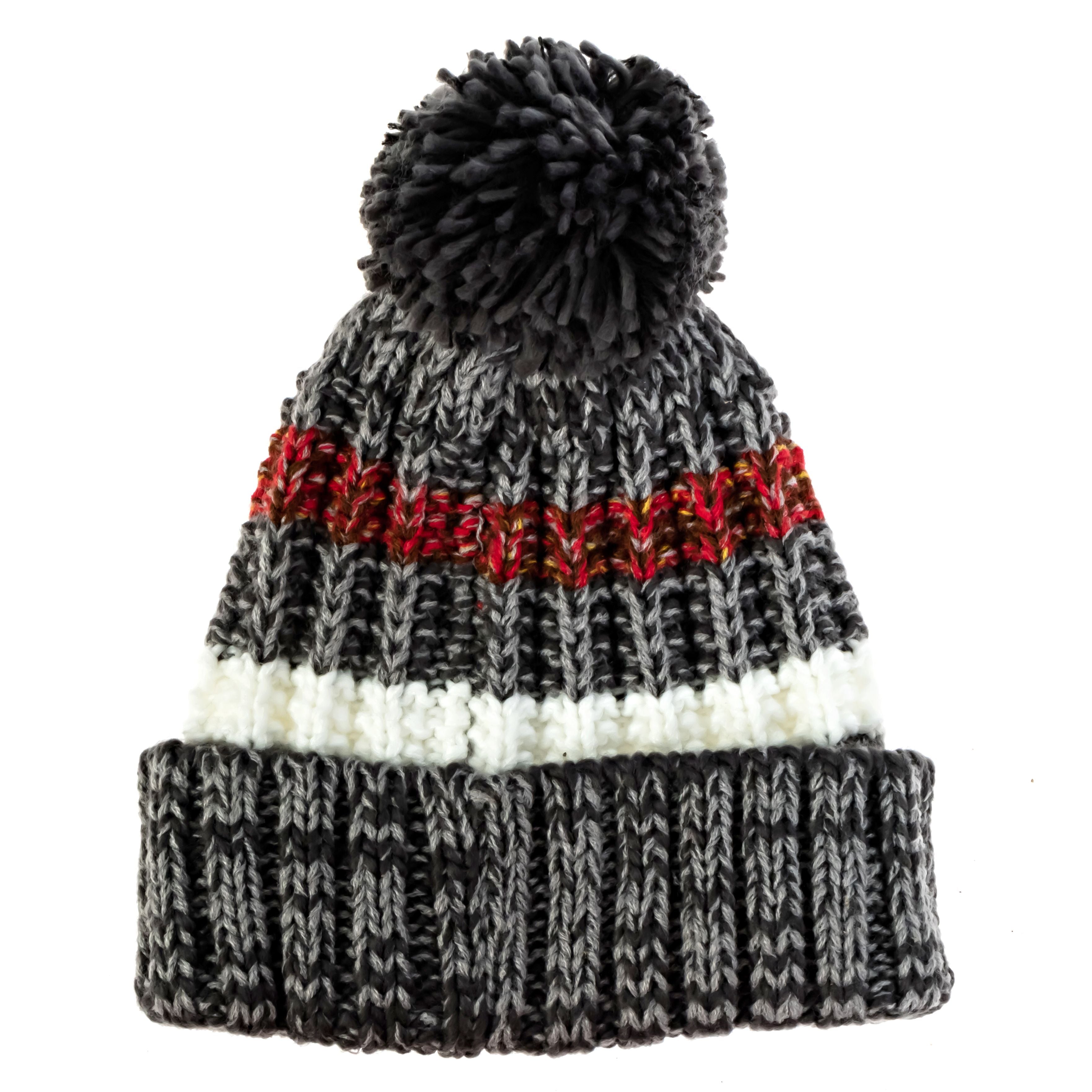 French Connection Cozy and Stylish Pom Pom Beanie