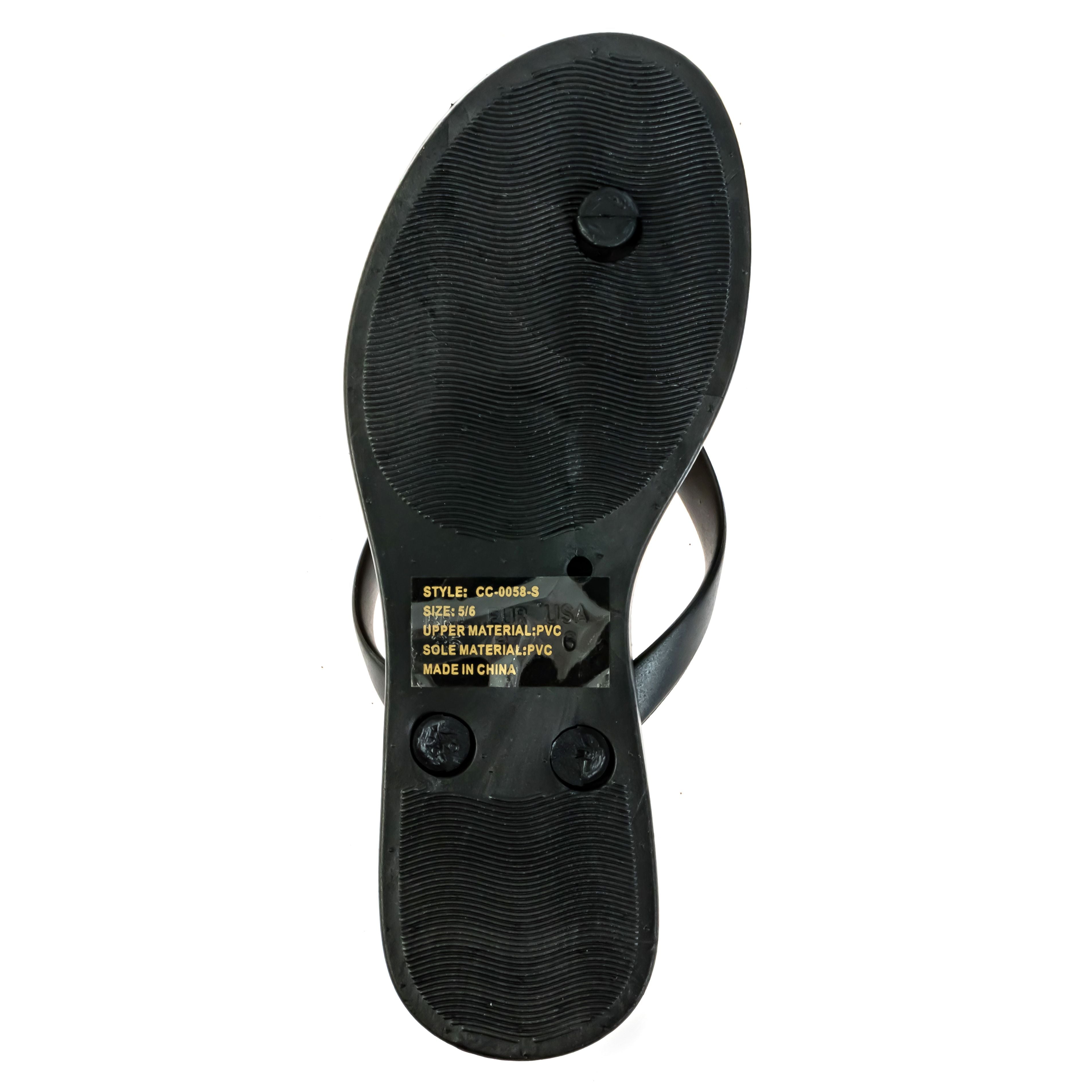 C&C California Women's Gold Medallion Flip Flop Thong Sandal