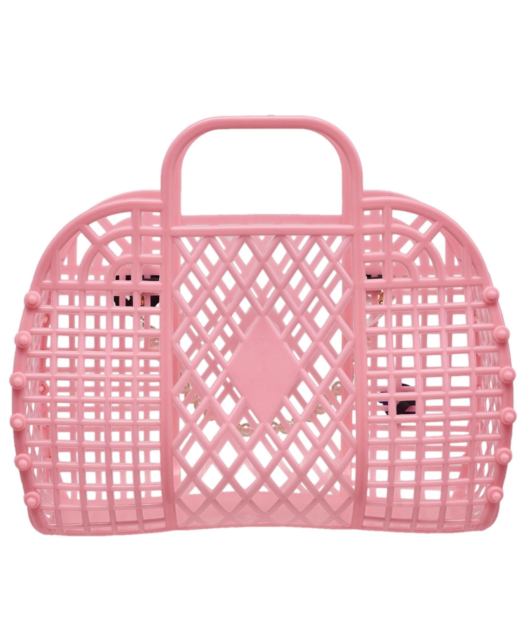 Willow & Ruby Kid's Mini Jelly Tote Bag With Charms for Girls (Youth)