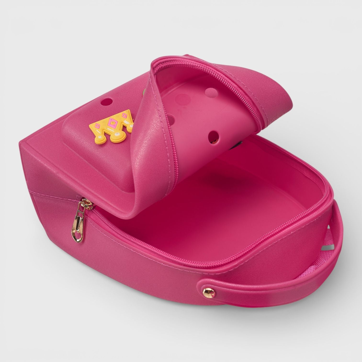 A Little Obsessed Girls' Charm It Mini Backpack - Hot Pink