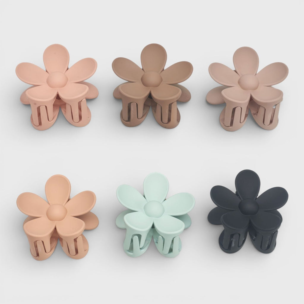 Hair Essentials 6pk Daisy Hair Clips - 8.5cm