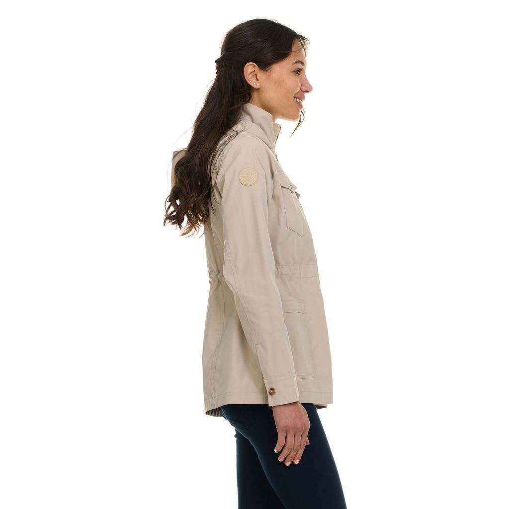 Canada Weather Gear Women's Safari Rain Jacket – Lightweight Water-Resistant Utility Jacket with Hood