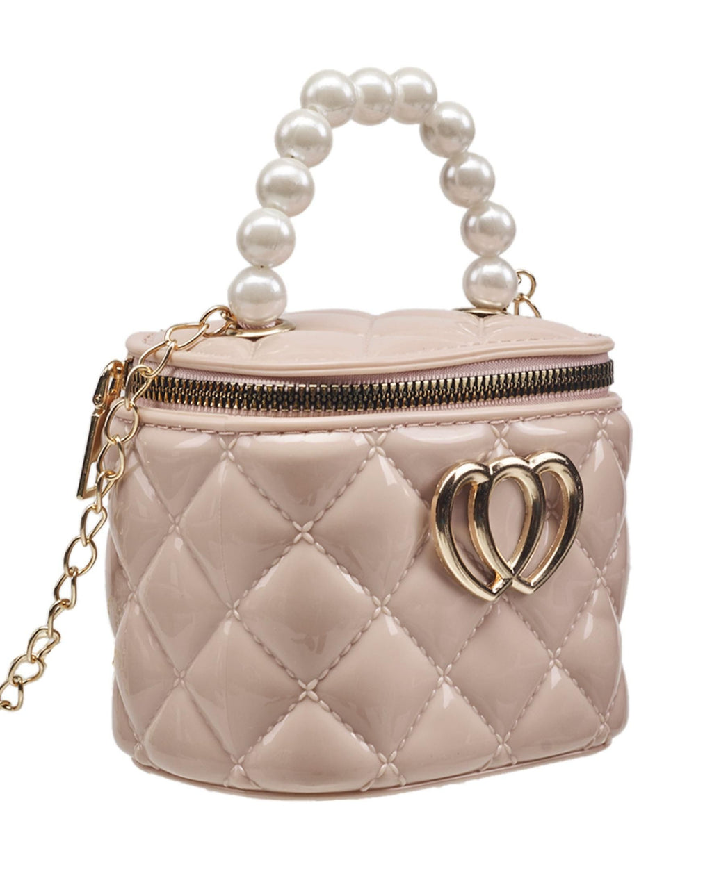 Willow & Ruby Kid's Mini Quilted Bucket Bag - Crossbody Purse for Girls (Youth)
